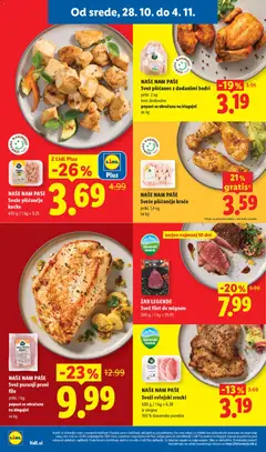 Lidl katalog akcije – veljaven od 28.10.2026 | Stran: 2 | Izdelki: Zar, Zrezki