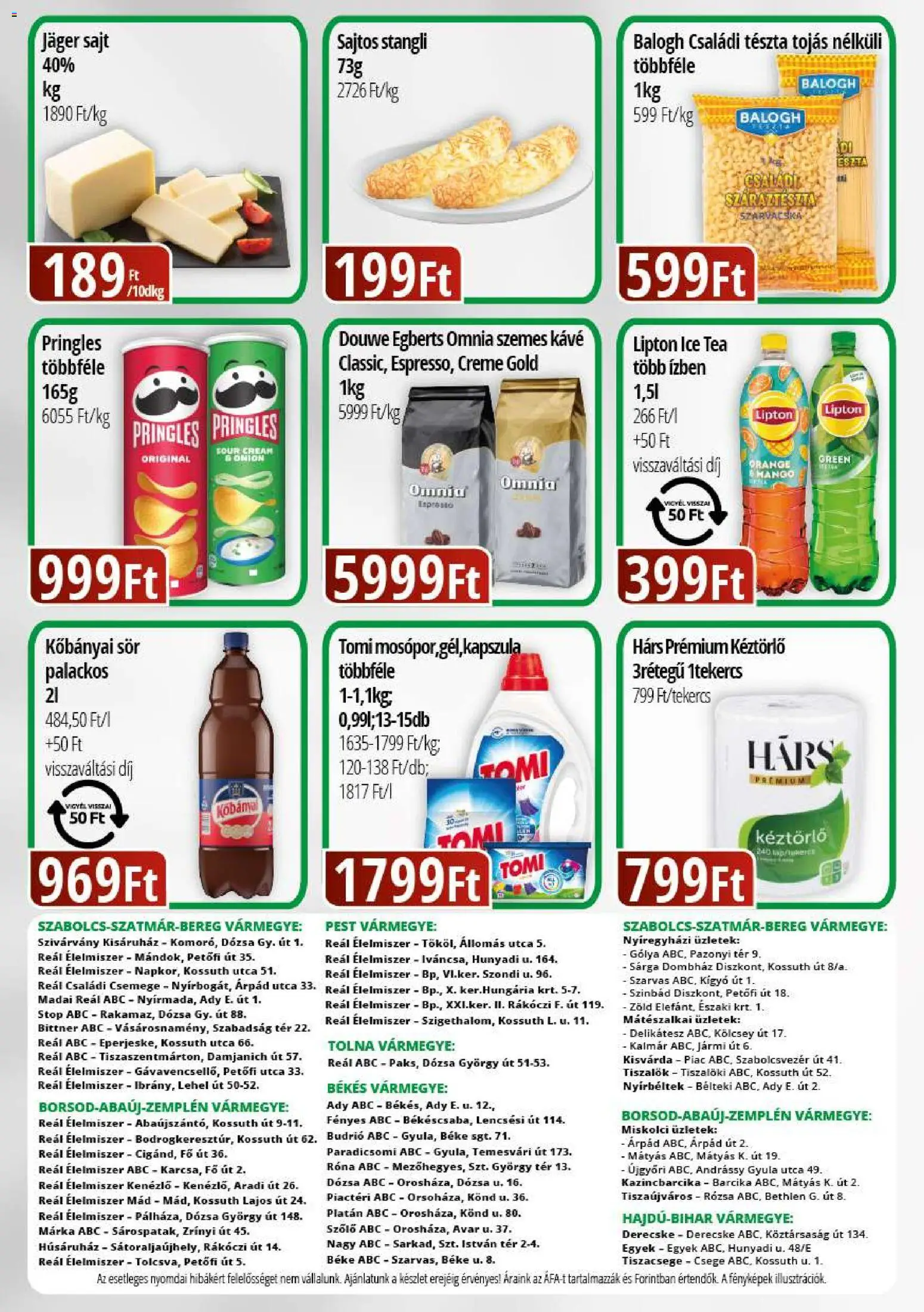 Reál akciós ujság - amely érvényes a következő dátumtól: 2026.07.16. | Oldal: 2 | Termékek: Ice tea, Kávé, Sör, Száraztészta