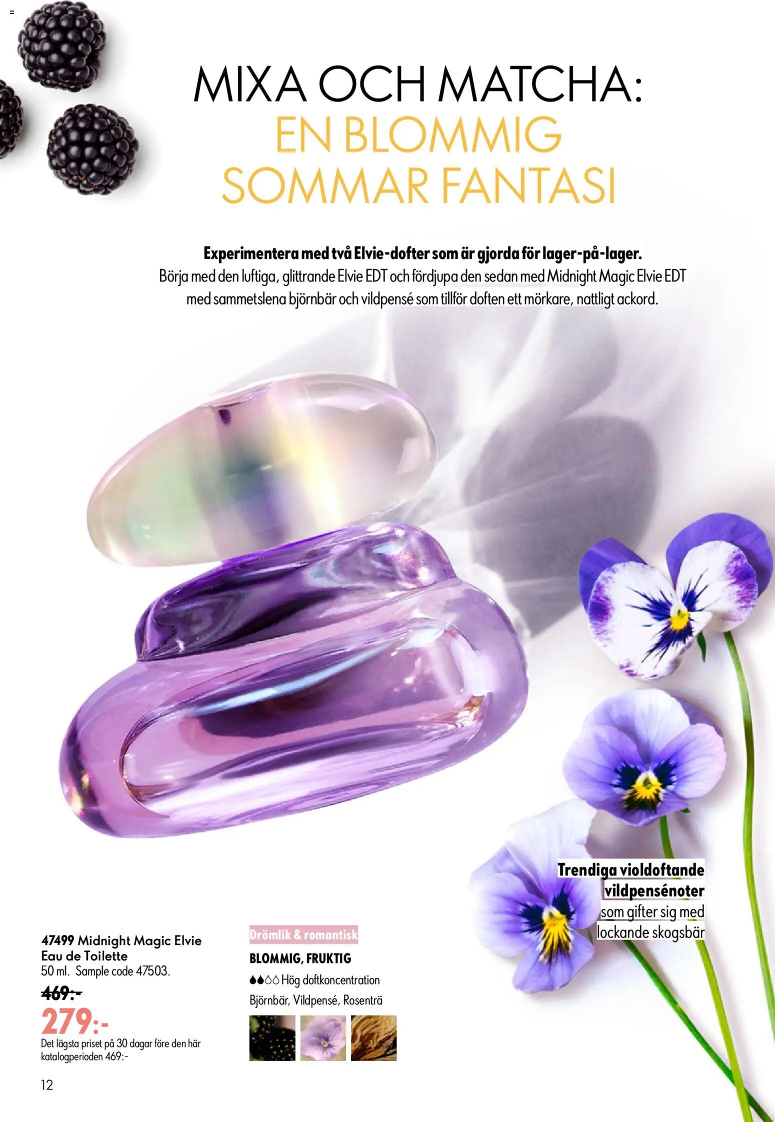 Oriflame reklamblad aktuell från 24/06/2026 | Sida: 12 | Produkter: Eau de toilette, Björnbär