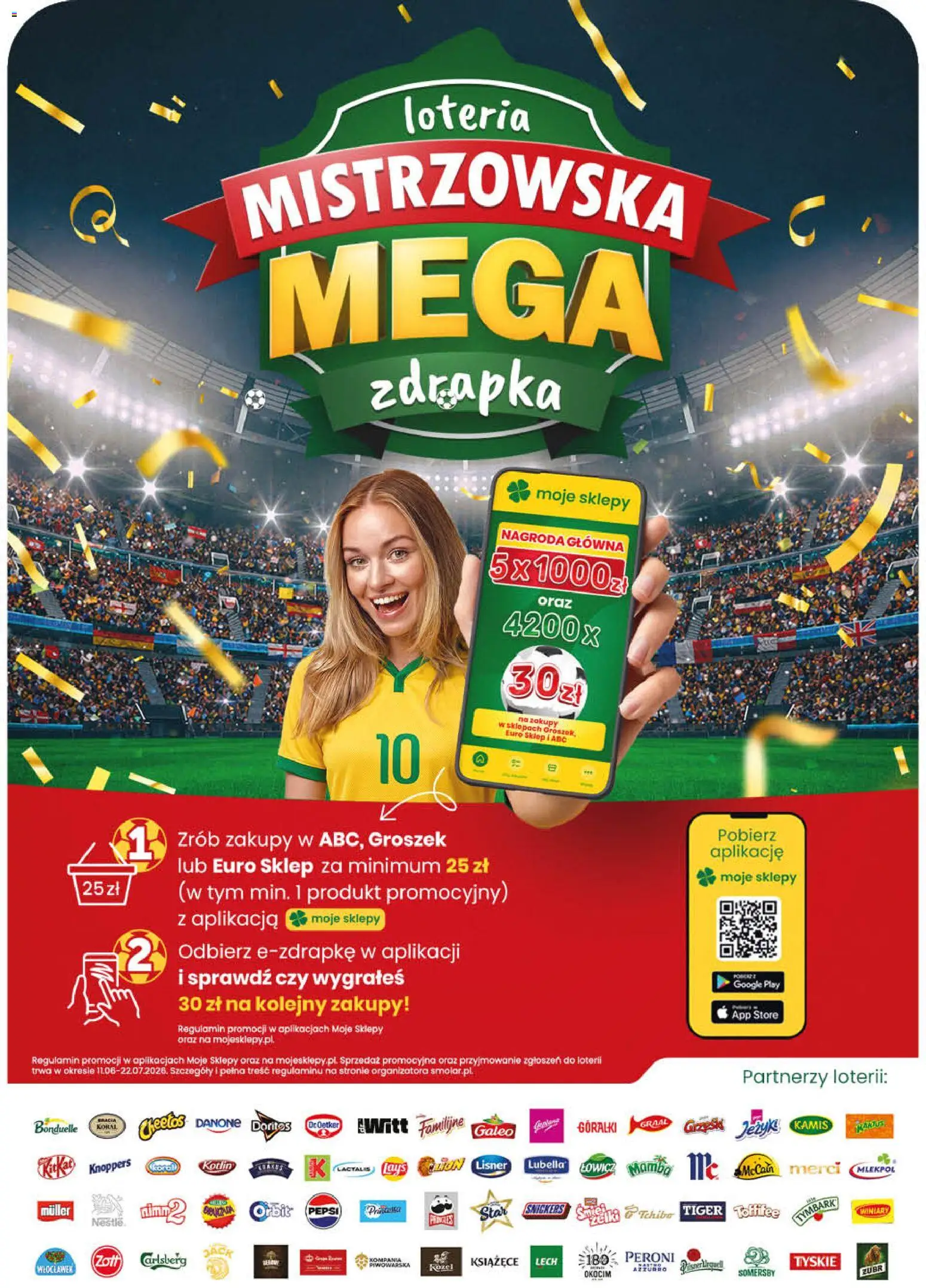 Groszek gazetka - Market od 11.06.2026 | Strona: 6 | Produkty: Knoppers, Toffifee, Doritos, Somersby