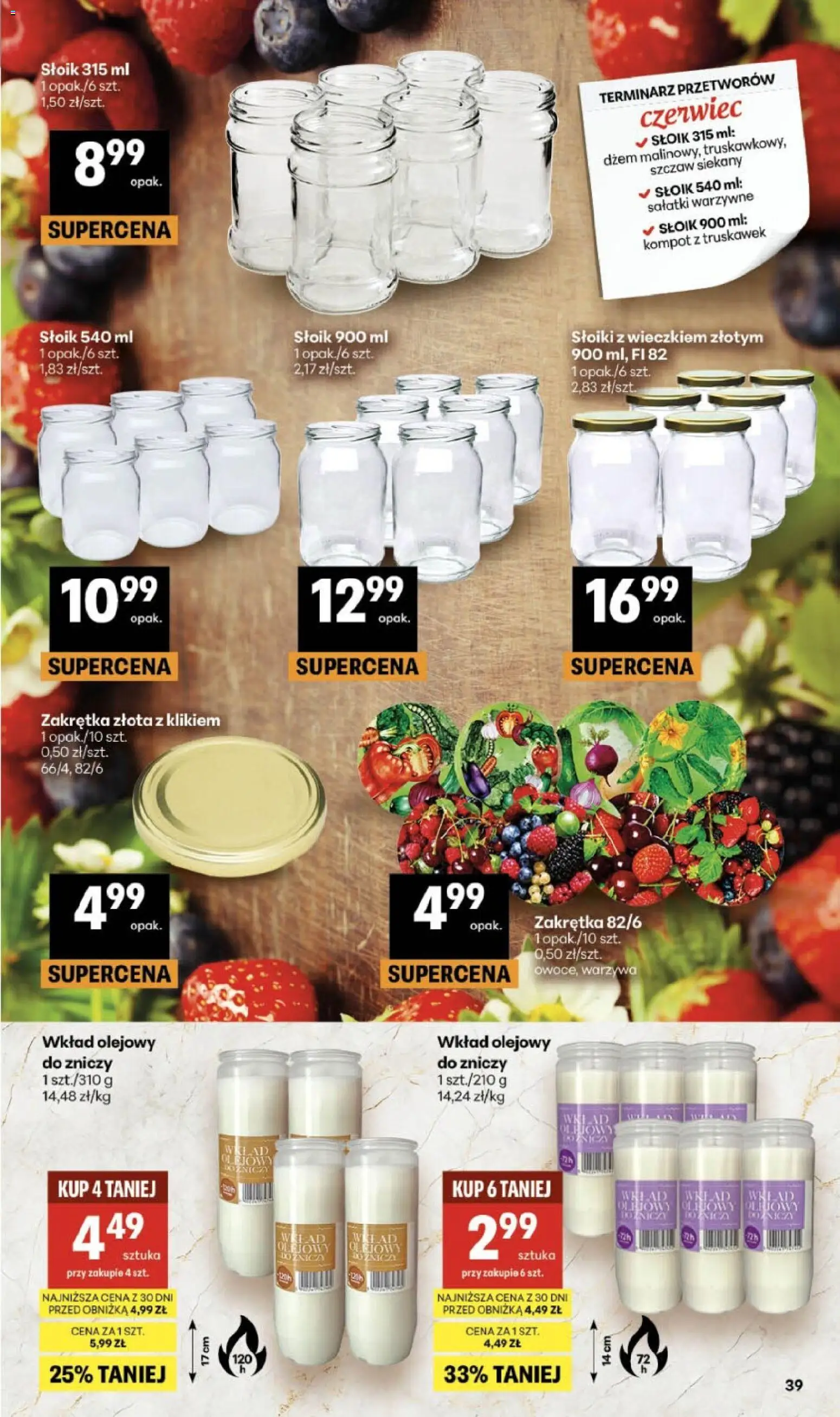 Delikatesy Centrum gazetka od 11.06.2026 | Strona: 39 | Produkty: Dżem, Warzywa