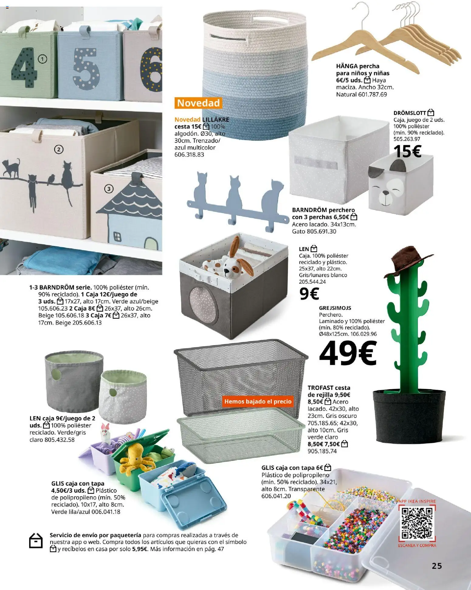 IKEA - Niños │ válido desde el 01/09/2026 | Página: 25 | Productos: Perchero, Percha, Caja, Cesta