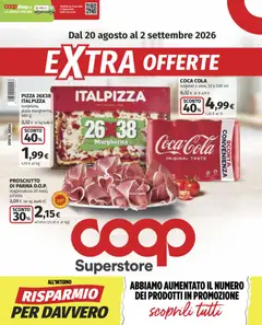 Anteprima del volantino COOP volantino Superstore valido a partire dal 20/08/2026