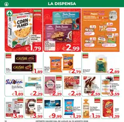 Anteprima del volantino Despar volantino Sardegna valido a partire dal 30/07/2026 | Pagina: 12 | Prodotti: Caffè, Pizza, Biscotti, Anello