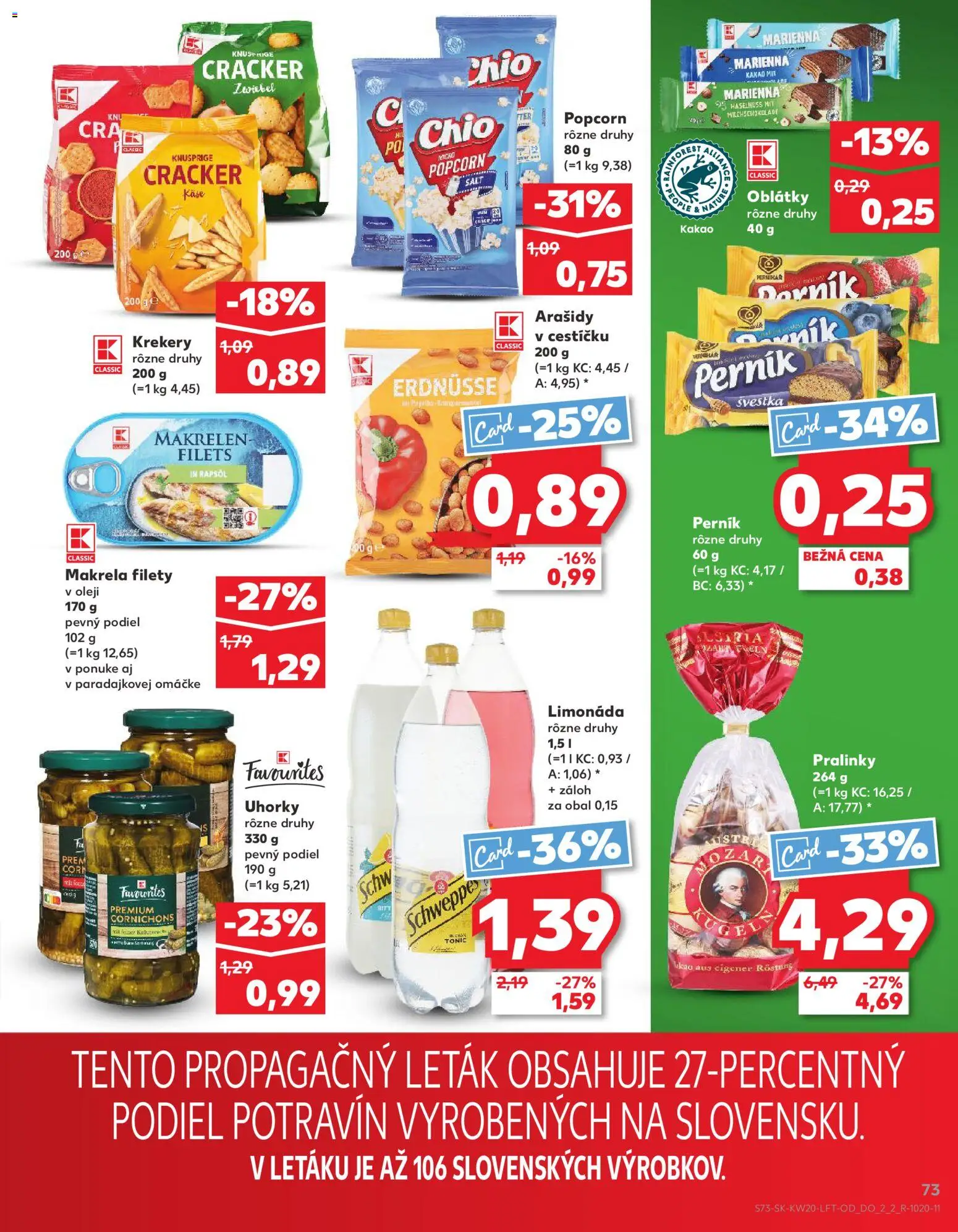 Nové Kaufland akcie – leták je platný od 14.05.2026 | Strana: 73