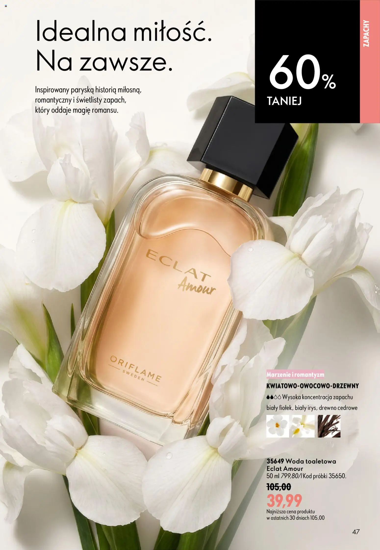 Oriflame Katalog 13 2026 od 09.09.2026 | Strona: 47 | Produkty: Woda toaletowa, Woda