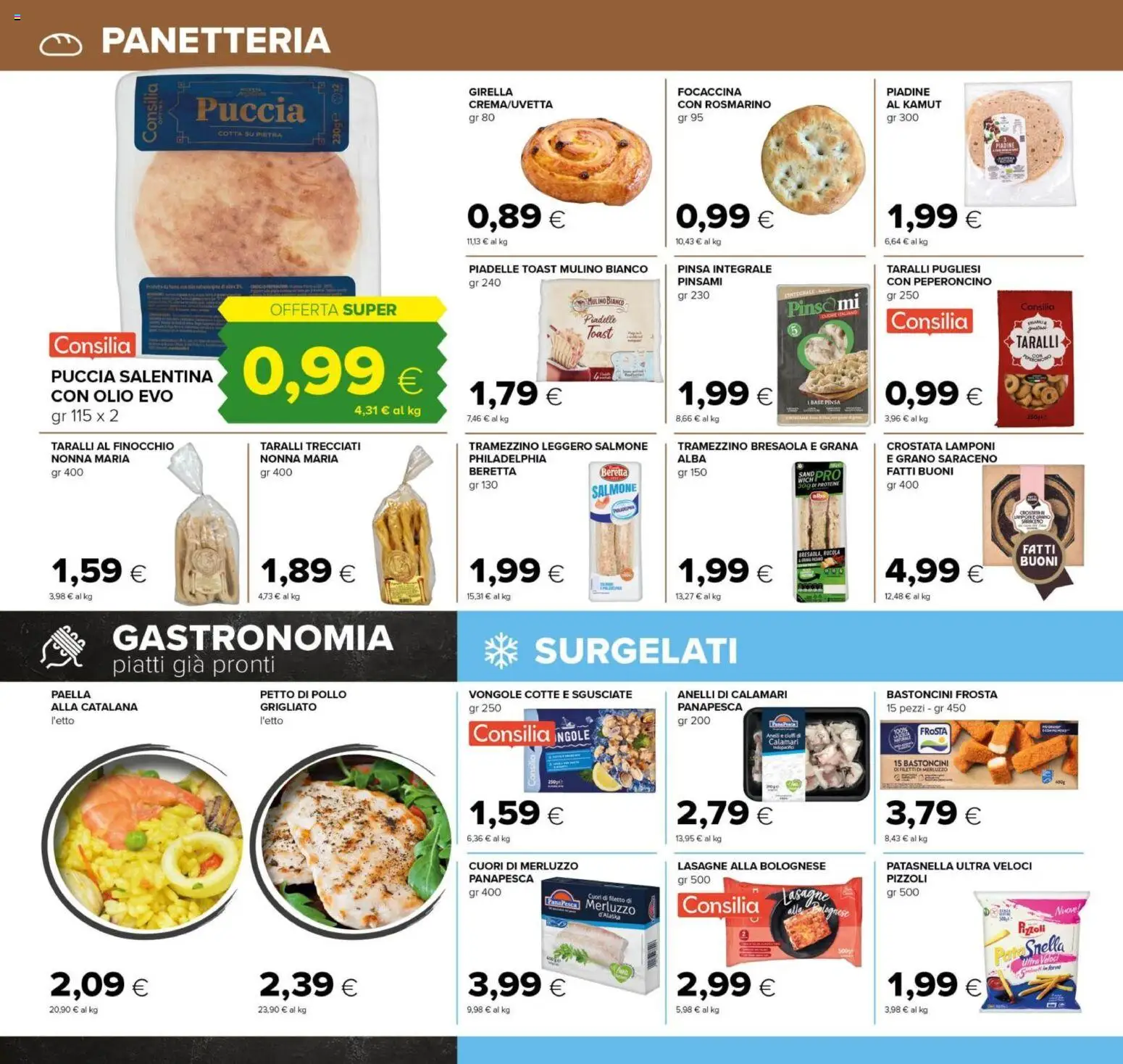 Volantino Tigre del 04.06.2026 | Pagina: 10 | Prodotti: Rucola, Lamponi, Tramezzino, Paella