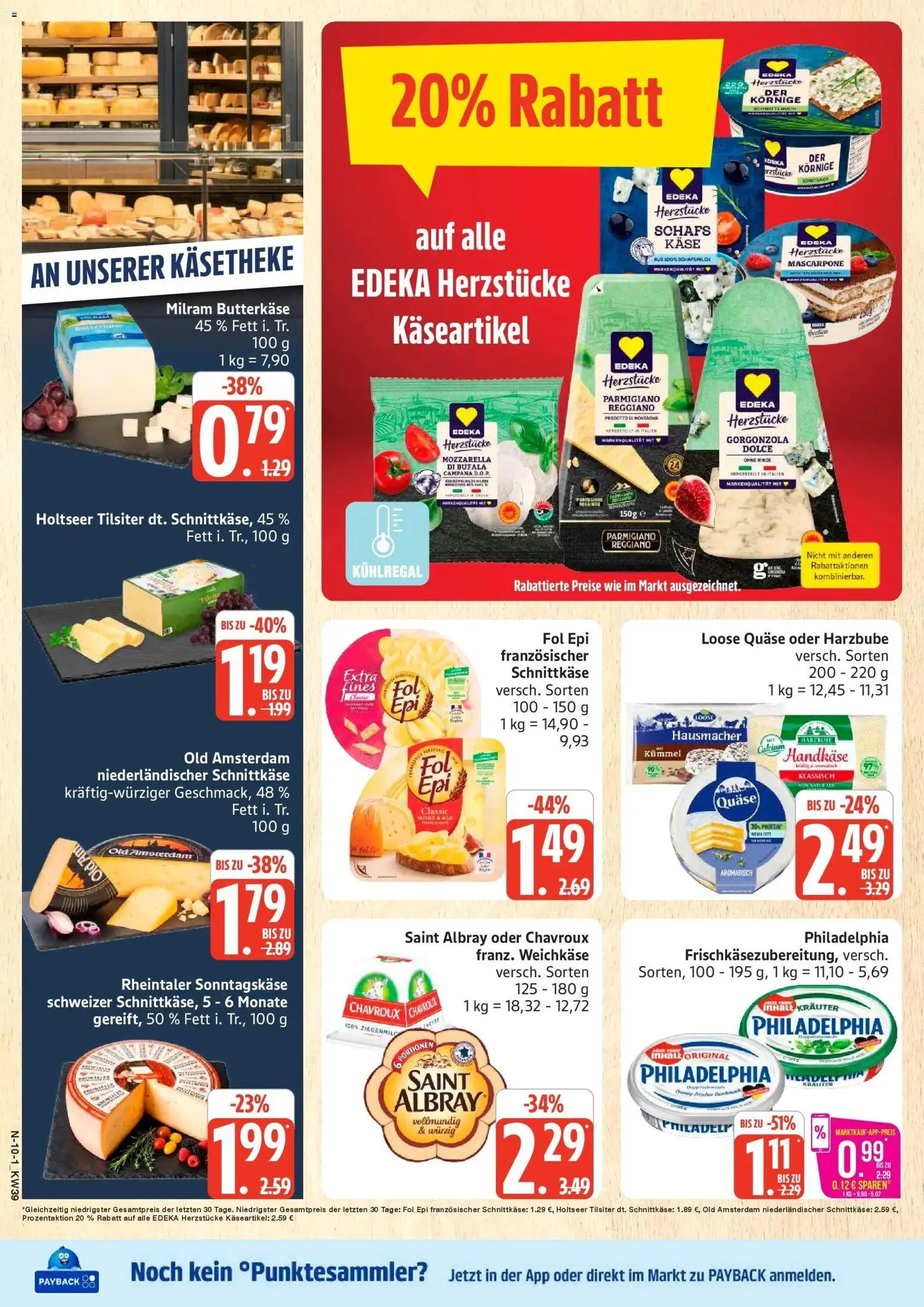 Marktkauf Prospekt Buxtehude (ab 21.09.2026) » Angebote online | Seite: 10 | Produkte: Käse, Mascarpone, Mozzarella, Milram