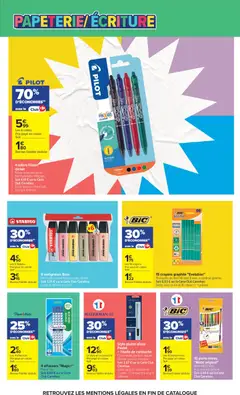 Carrefour Market - Prévisualisation de Carrefour Market Rentree des classes valide à partir de 07/07/2026 | Page: 11 | Produits: Rollers, Stylo, Stylo plume, Cartouche