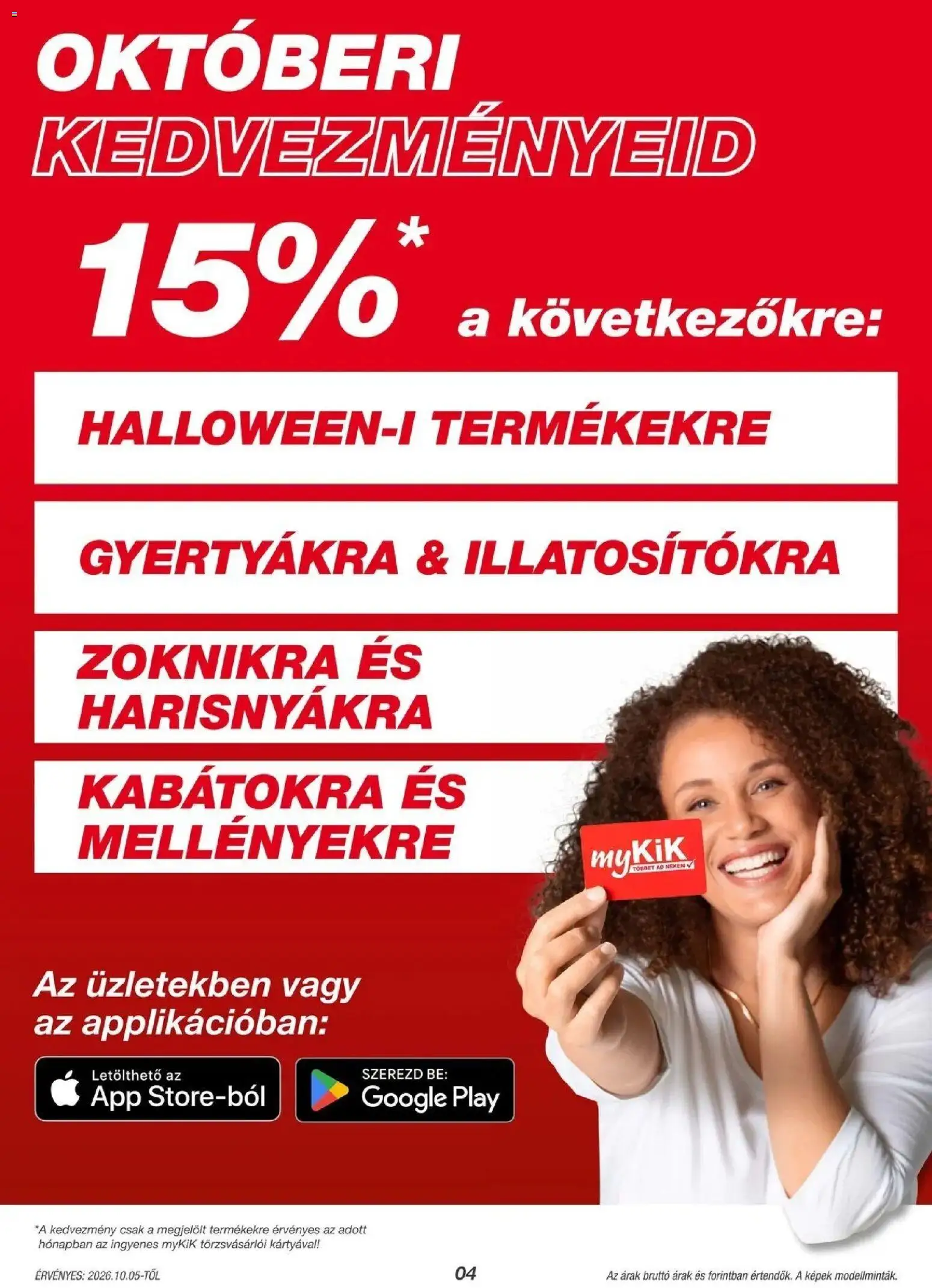 Kik akciós ujság - amely érvényes a következő dátumtól: 2026.10.05. | Oldal: 4
