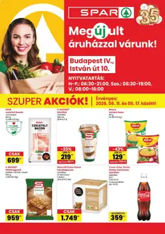 Spar Bp István út üzlet megújulás - amely érvényes a következő dátumtól: 11.06.2026