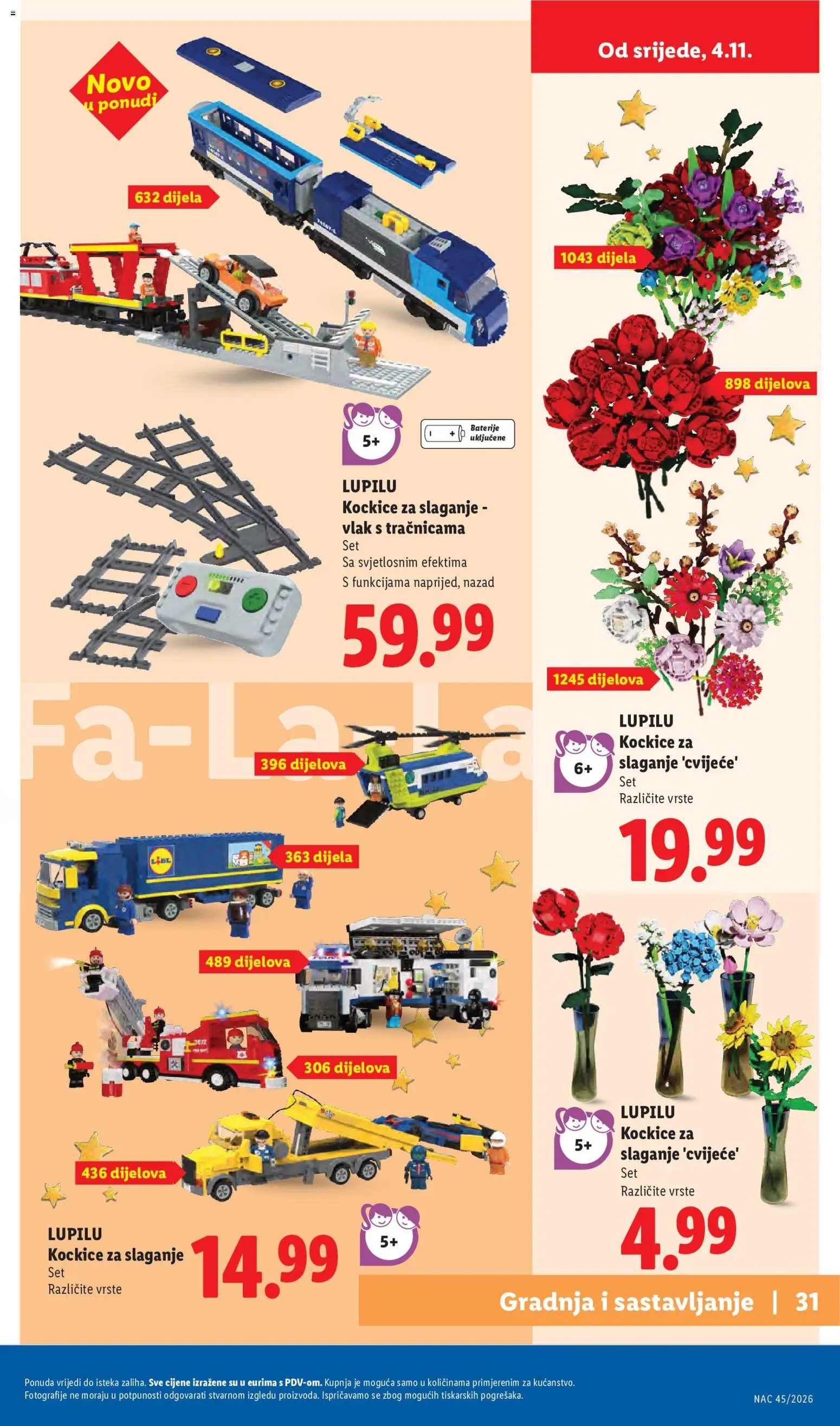 Lidl katalog | vrijedi od 04.11.2026 | Stranica: 31
