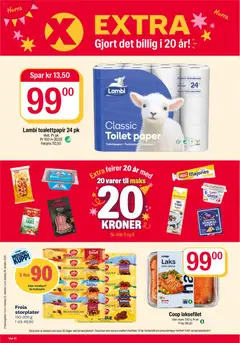 Forhåndsvisning av Coop Extra kundeavis gyldig fra 12/10/2026