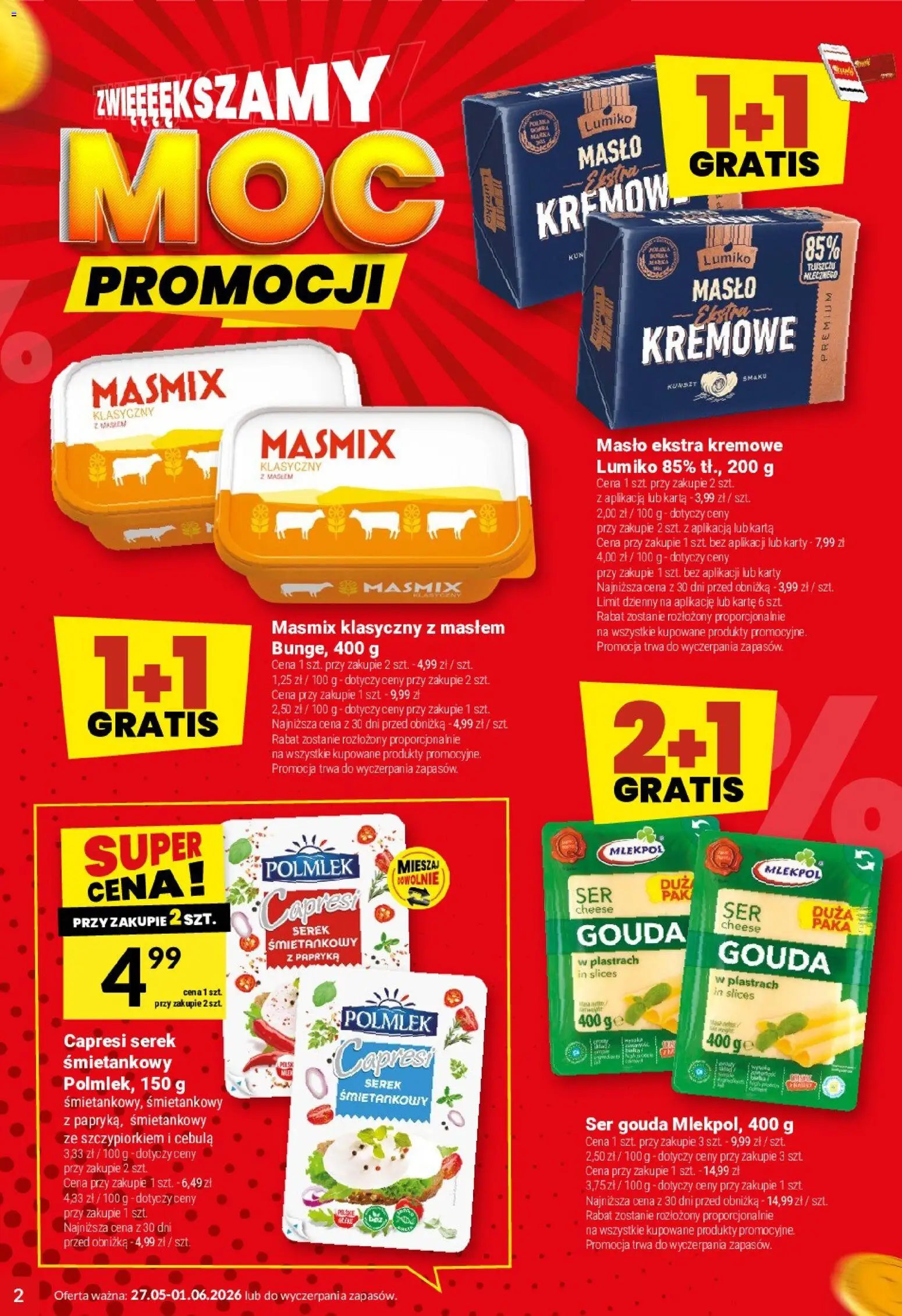 Twój Market gazetka od 27.05.2026 | Strona: 2 | Produkty: Karta, Serek, Ser, Ser gouda
