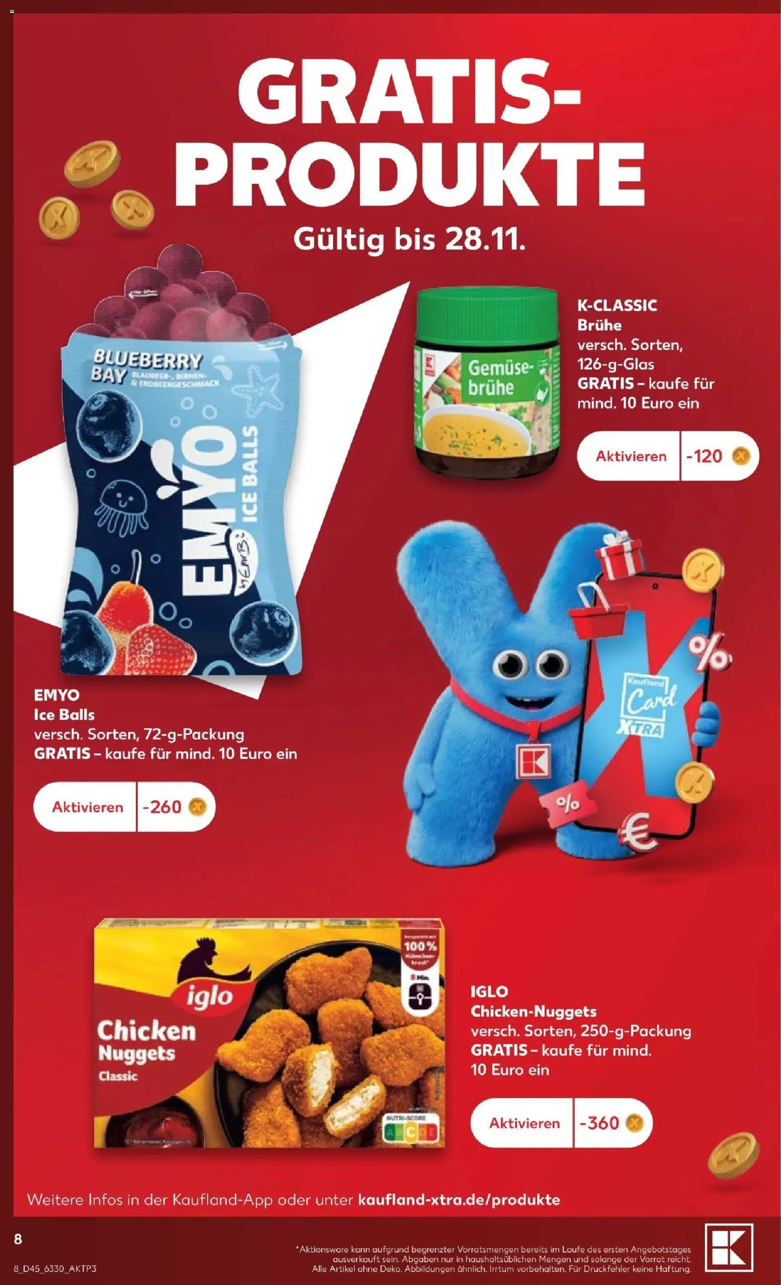 Kaufland Prospekt Hamburg – gültig ab 31.10.2026 | Seite: 8 | Produkte: Iglo, Brühe, Gemüse