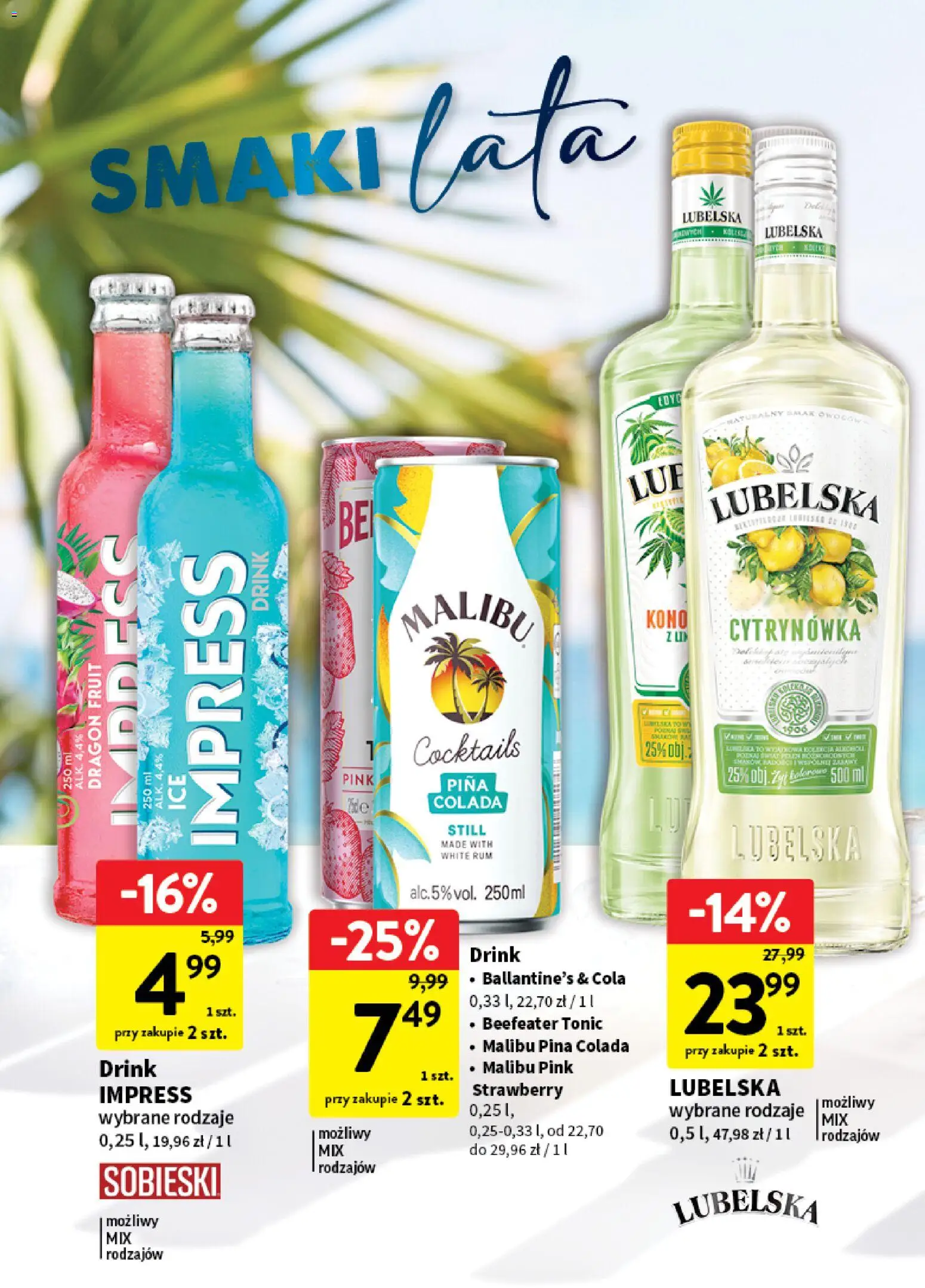 Intermarche gazetka - Lato pełne smaku od 23.07.2026 | Strona: 2 | Produkty: Beefeater, Rum
