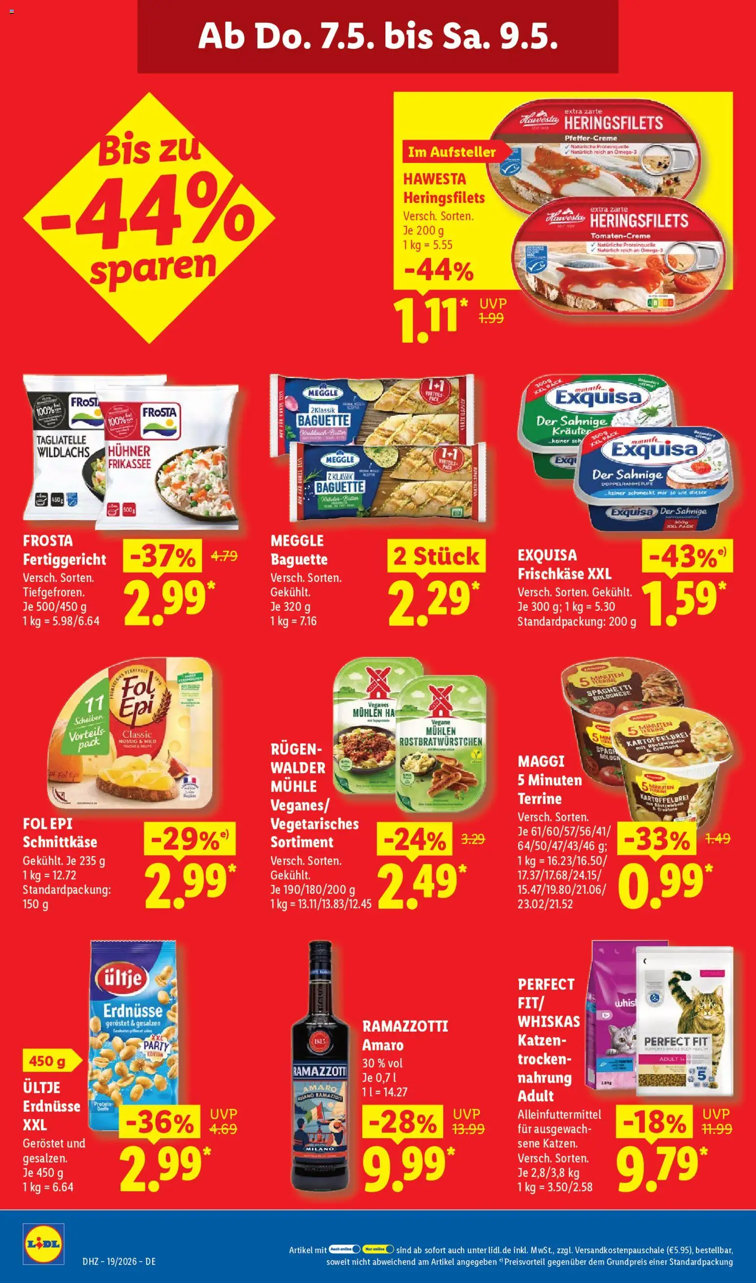 Lidl Prospekt – gültig ab 04.05.2026 | Seite: 66 | Produkte: Maggi, Exquisa, Ramazzotti, Whiskas