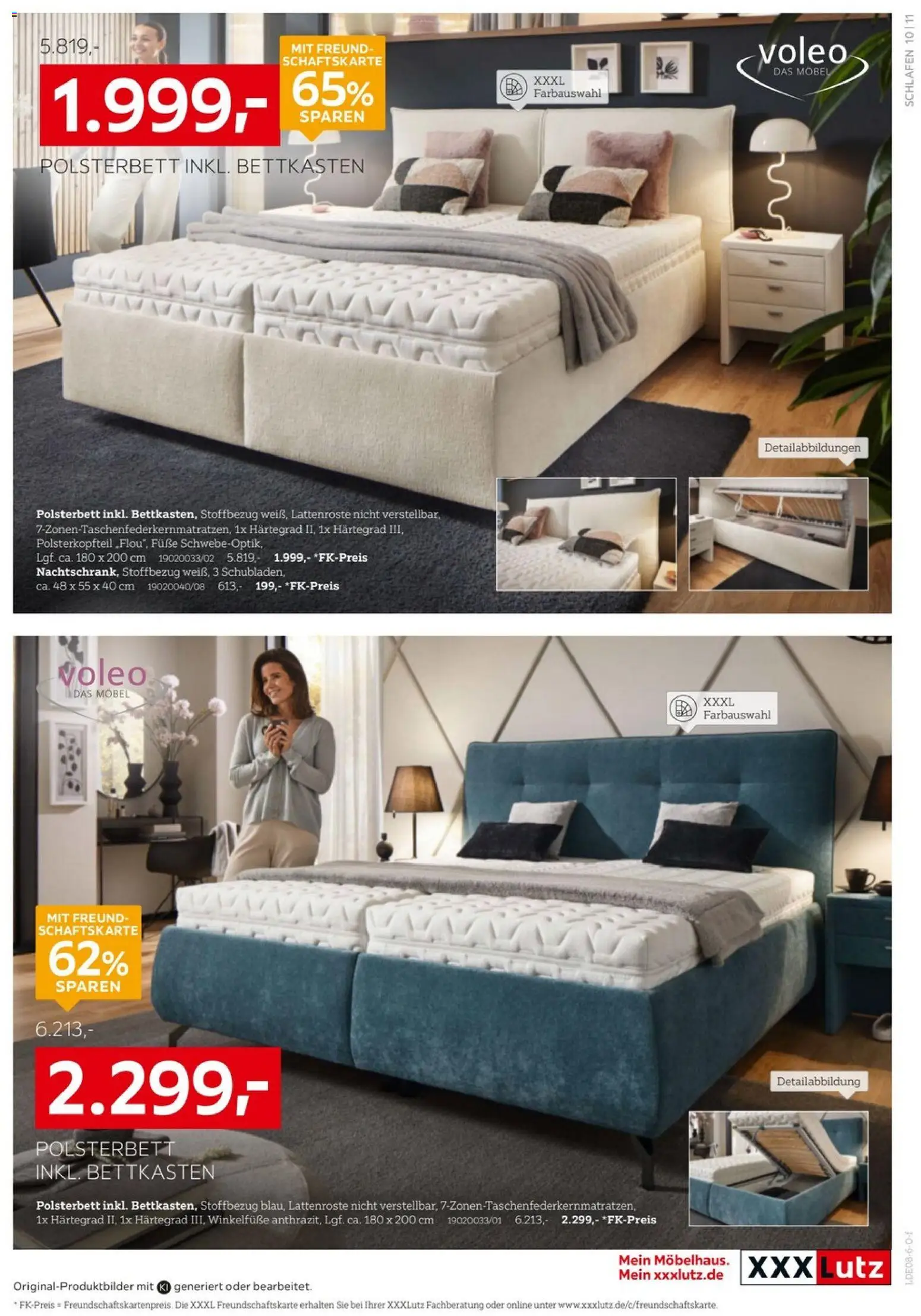 XXXLutz Boxspringbetten Spezial – gültig ab 15.08.2026 | Seite: 11 | Produkte: Polsterbett