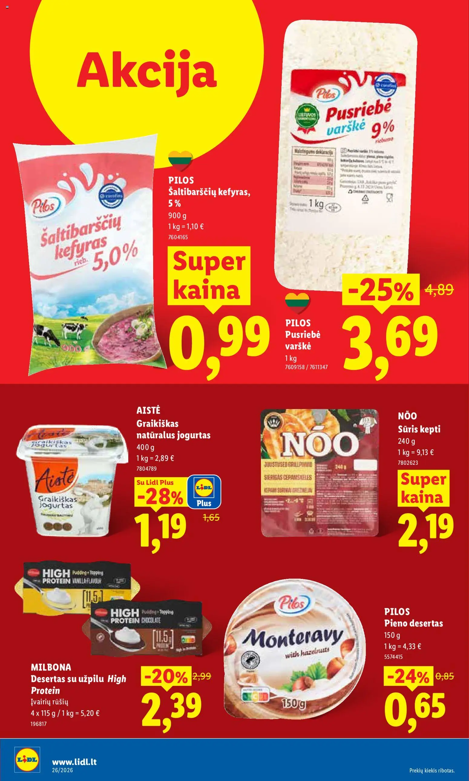 LIDL akcijos nuo 2026.06.22 | Puslapis: 32
