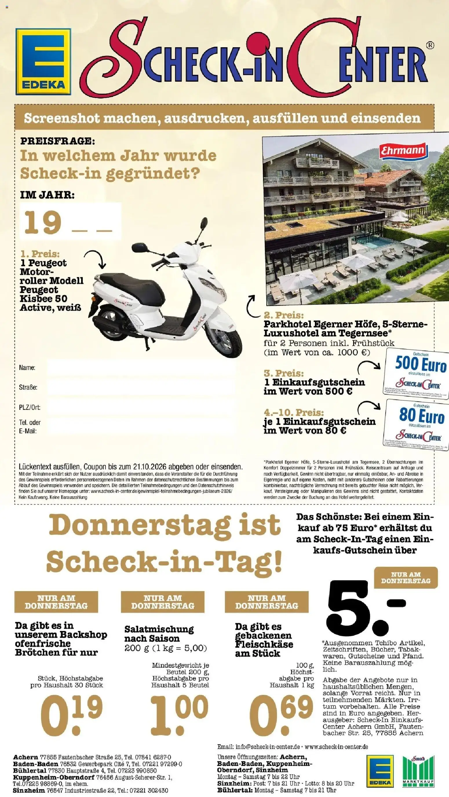Edeka Prospekt Bühlertal (ab 21.09.2026) » Angebote Online | Seite: 78 | Produkte: Ofenfrische, Uhr