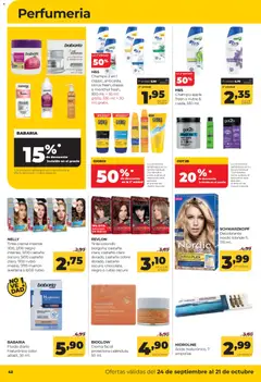 Vista previa Alimerka folleto Asturias válido desde el 24/09/2026 | Página: 42 | Productos: Tinte, Champú, Crema facial, Crema