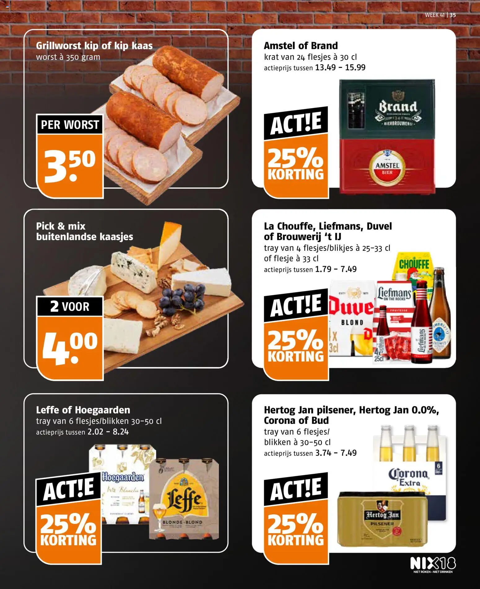 {H1} | Pagina: 35 | Producten: Bier, Worst, La, Kip
