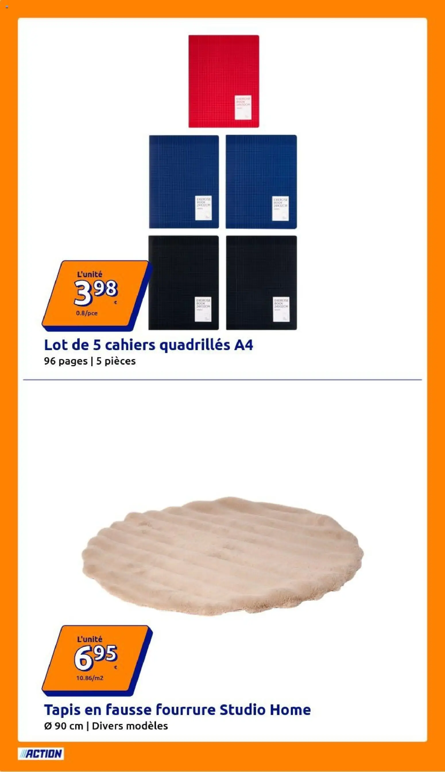 {H1} | Page: 8 | Produits: Tapis, Cahiers