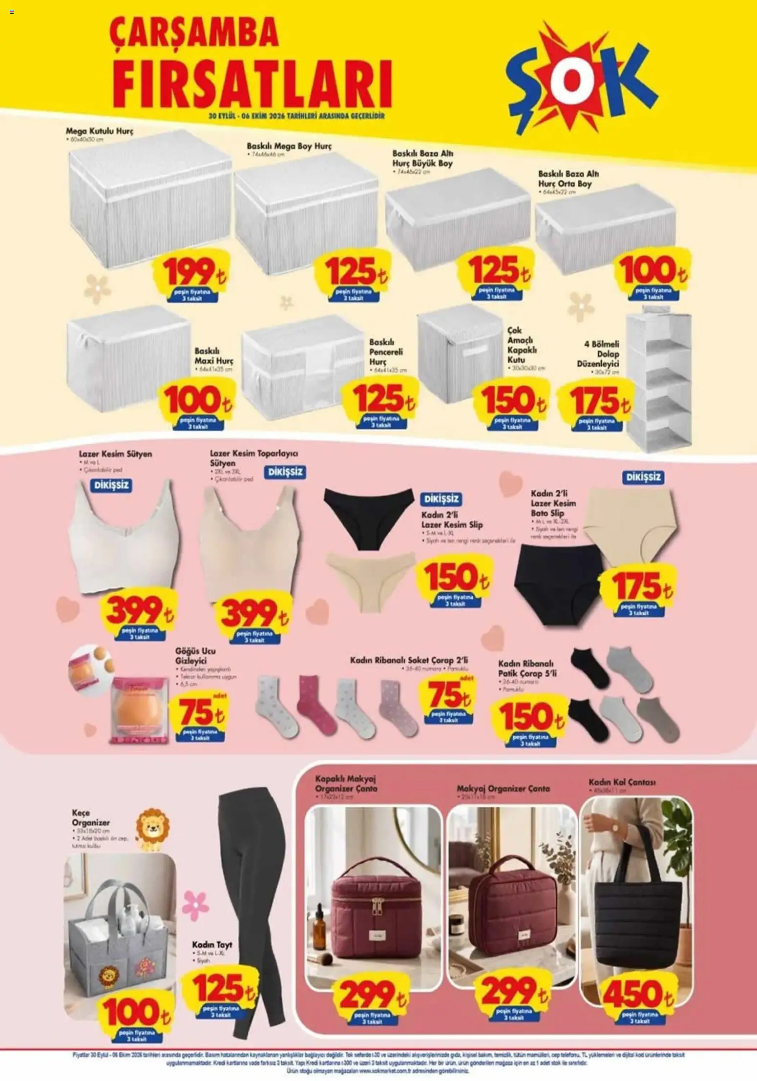 Şok Market Katalog - 30 Eylül 2026 tarihinden itibaren geçerlidir | Sayfa: 4 | Ürünler: Kutu, Çorap, Tayt, Bağlayıcı