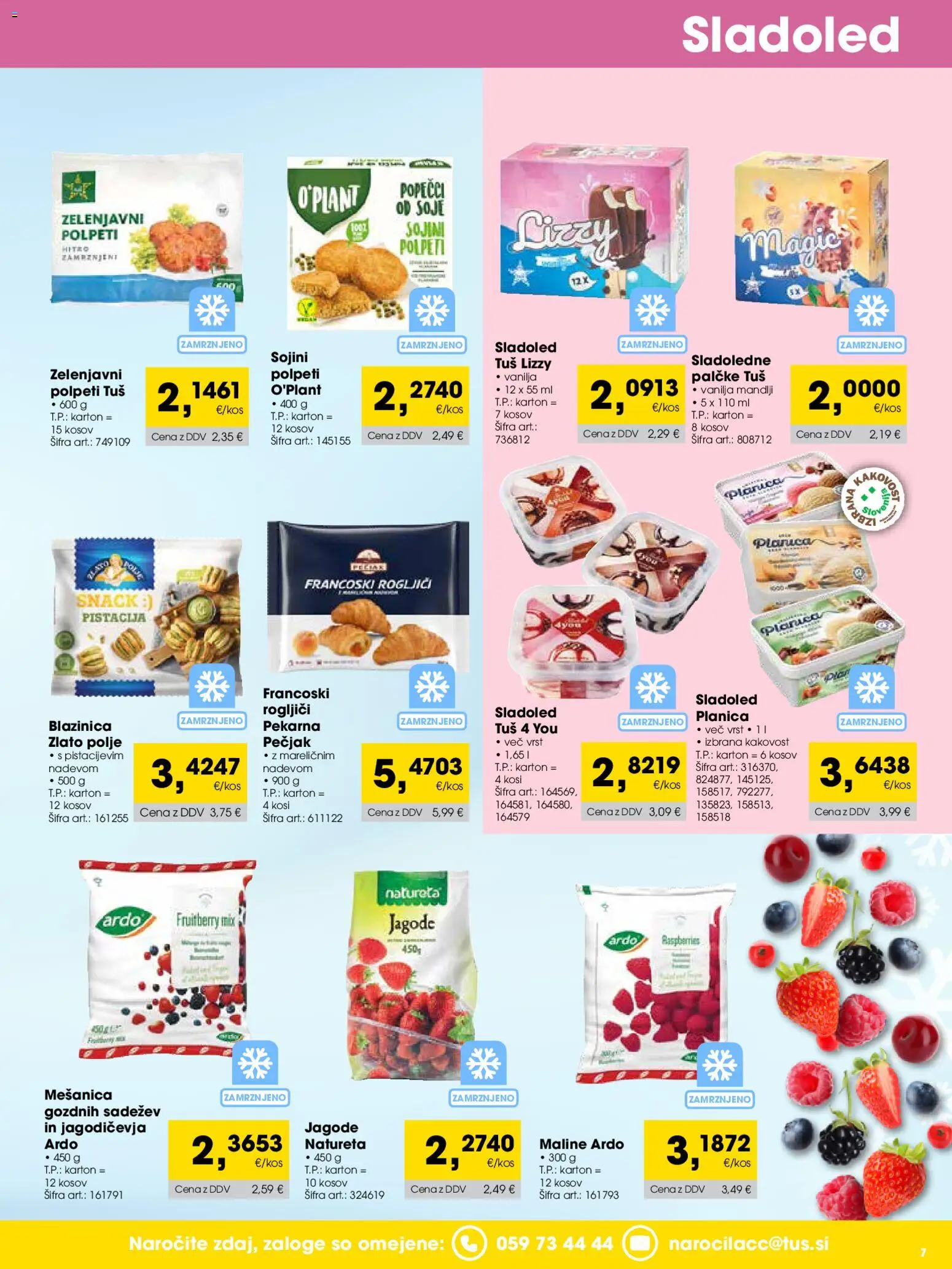 Novi Tuš katalog ponudbe – veljaven od 01.09.2026 | Stran: 7