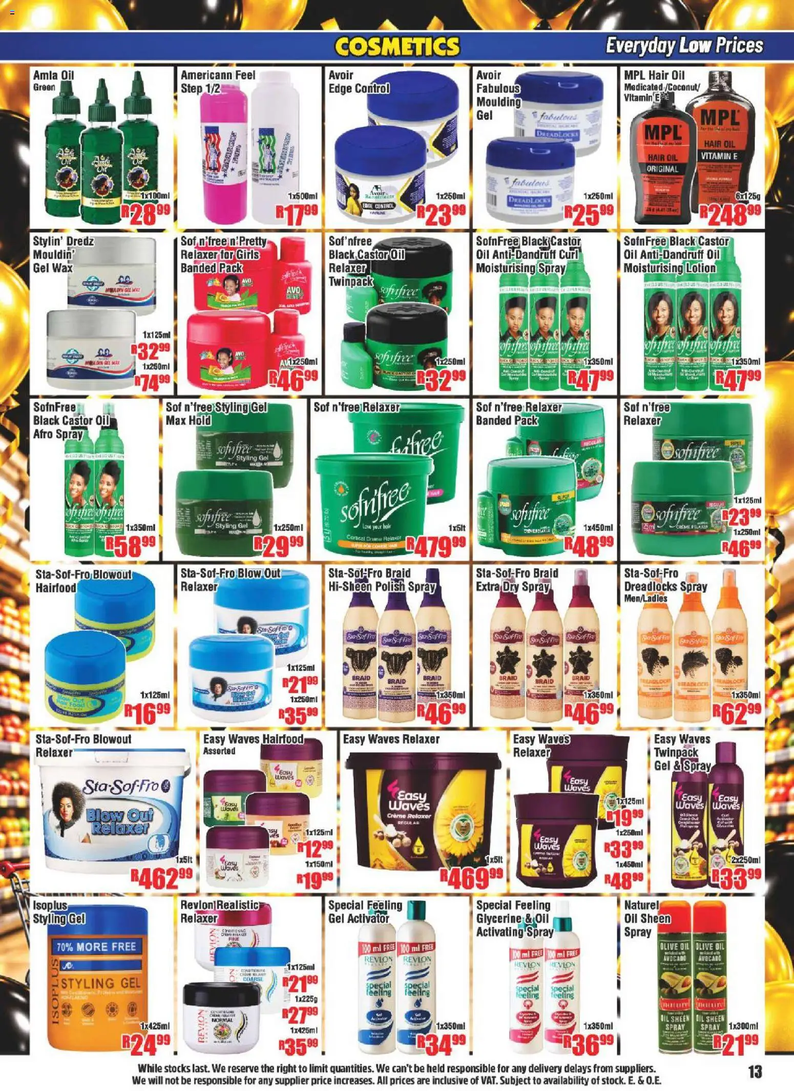 New Devland catalogue – valid from 12/10/2026 | Page: 13 | Products: Oil, Hair oil, Relaxer, Lotion