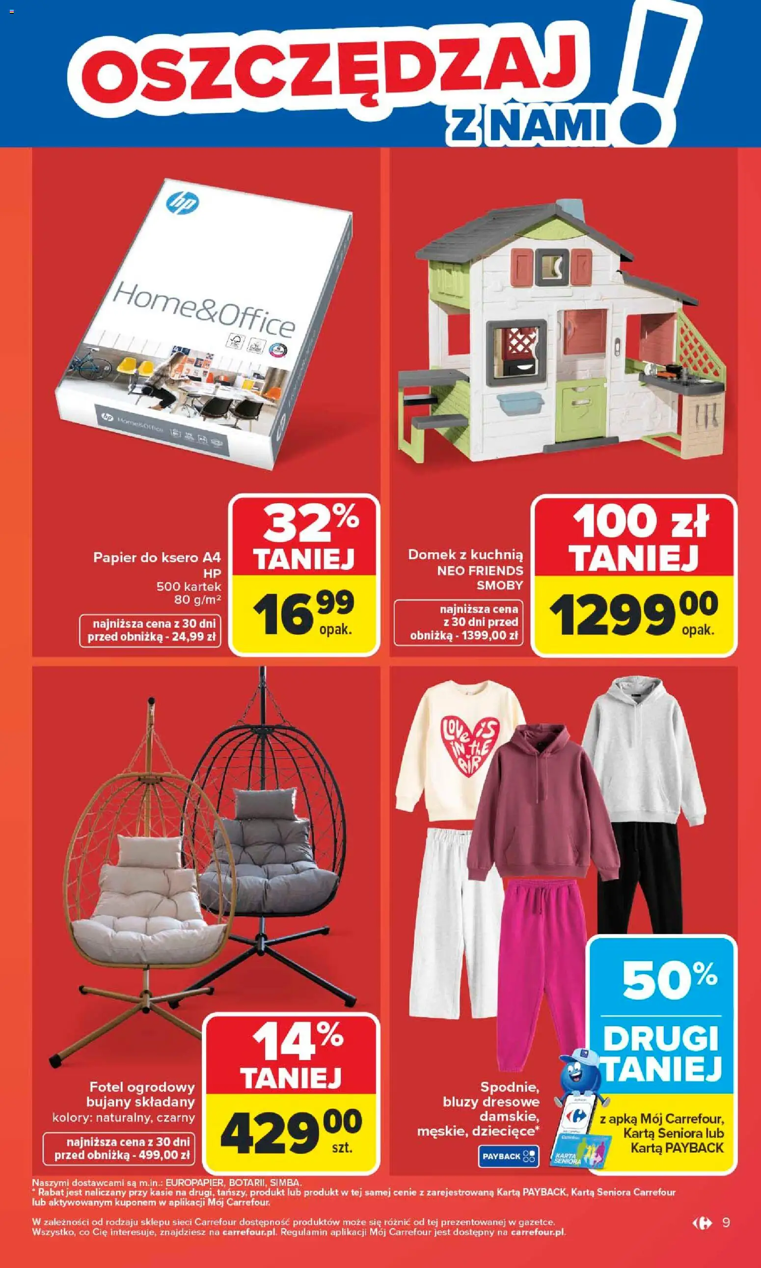 Carrefour gazetka od 04.05.2026 | Strona: 11 | Produkty: Karta, Fotel ogrodowy, Fotel
