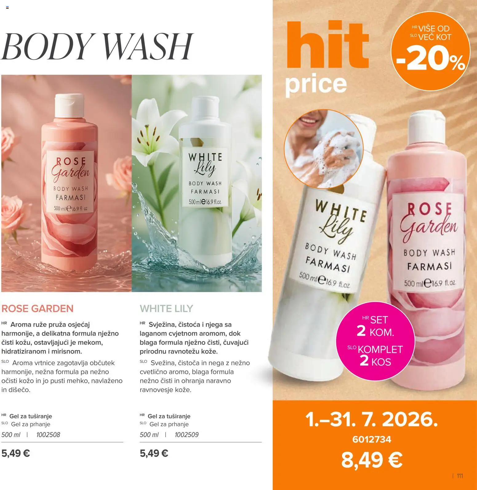 Farmasi katalog | vrijedi od 01.08.2026 | Stranica: 109