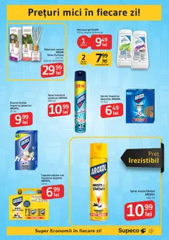 Ofertele Supeco valabile de la 16.07.2026 | Pagină: 9 | Produse: Cameră, Role, Mici, Spray insecticid