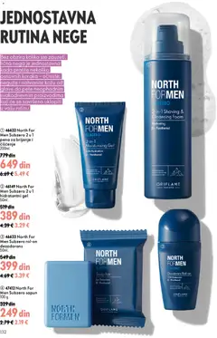 Oriflame katalog Avgust  Septembar 2026 - pregled Oriflame kataloga - važi od 26.08.2026 | Strana: 132 | Proizvode: Pena, Pena za brijanje, Sapun, Dezodorans