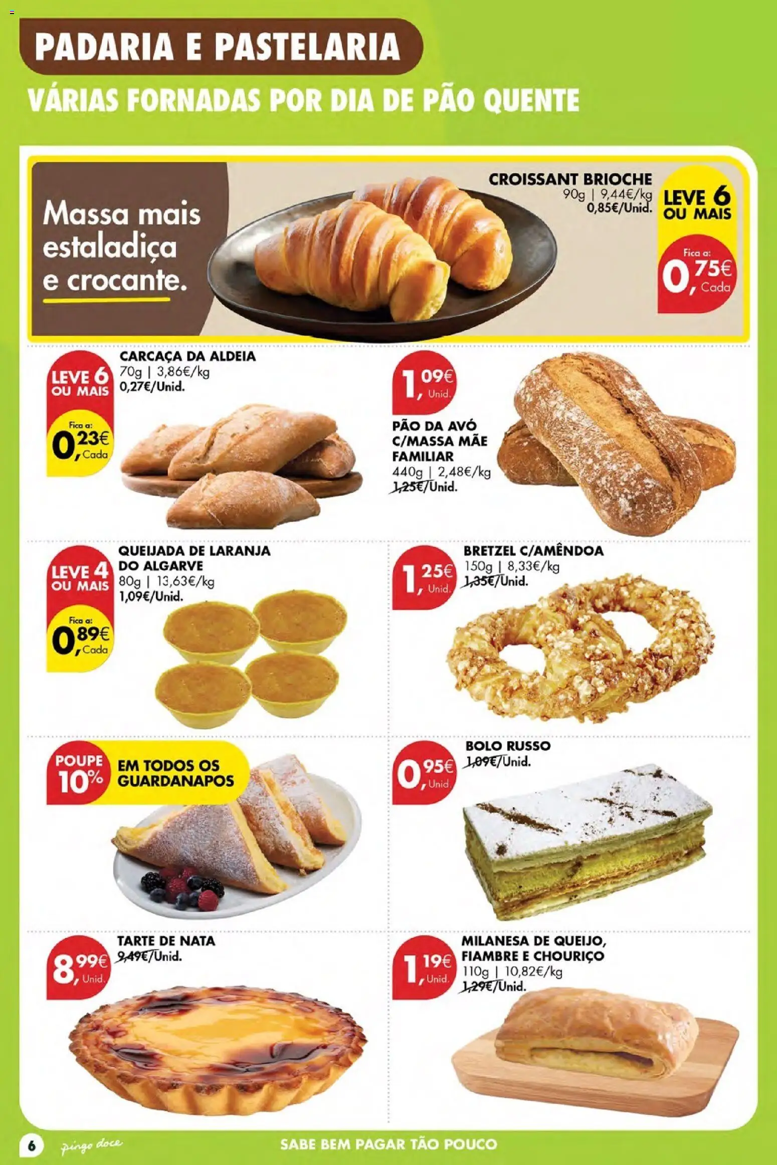 Pingo Doce Poupe Esta Semana Açores │ válido de 04.06.2026 | Página: 6 | Produtos: Top, Guardanapos, Chouriço, Massa