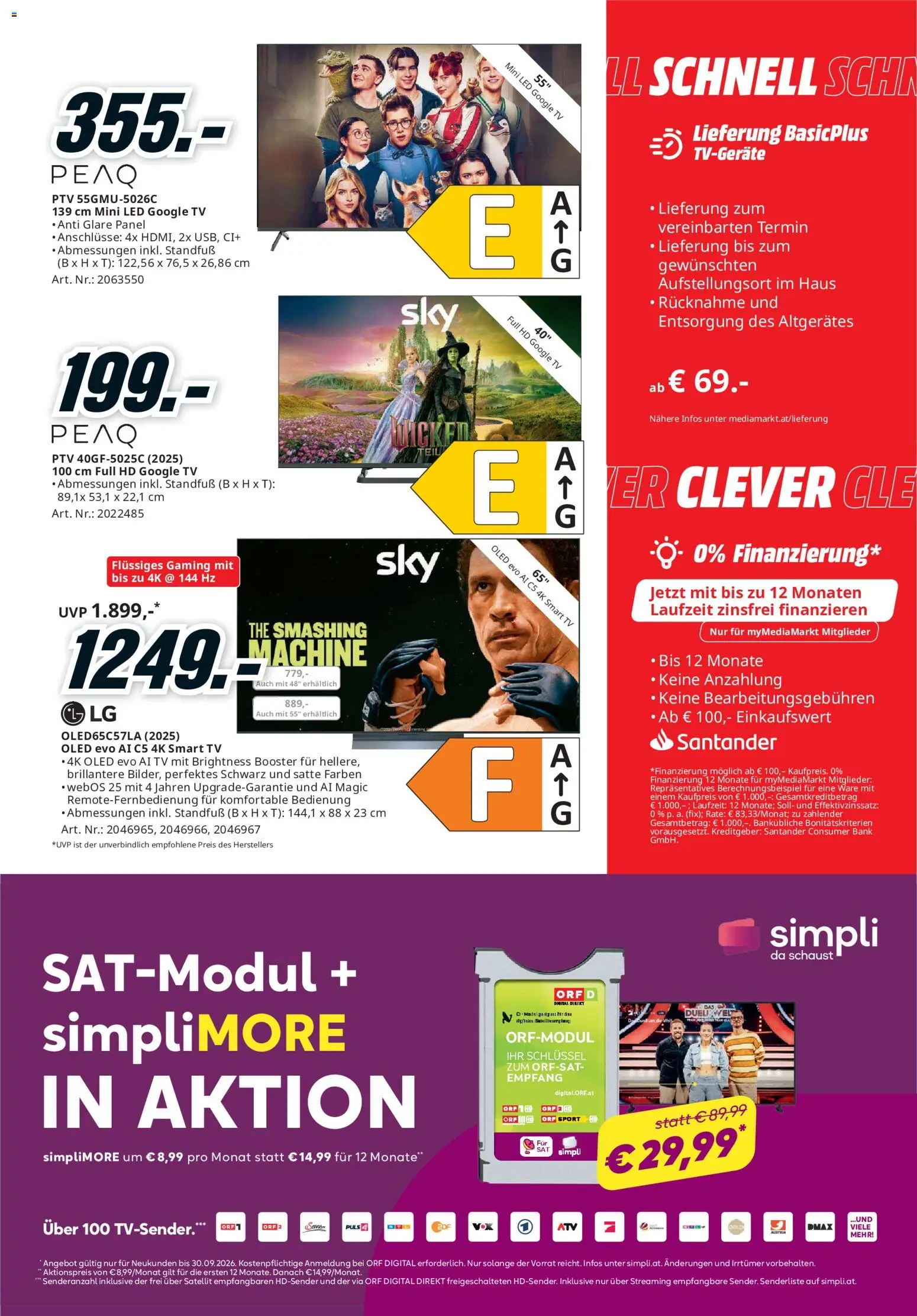 Media Markt Angebote gültig ab 24.05.2026 | Seite: 5 | Produkte: TV, Satellit