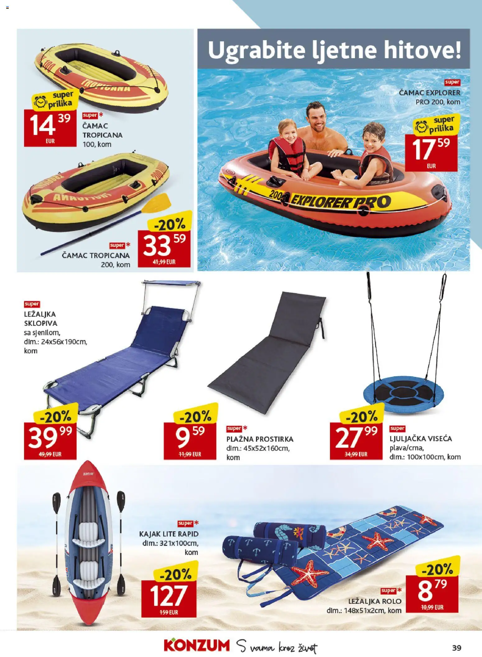 Konzum HR akciós ujság - amely érvényes a következő dátumtól: 24.06.2026 | Oldal: 39