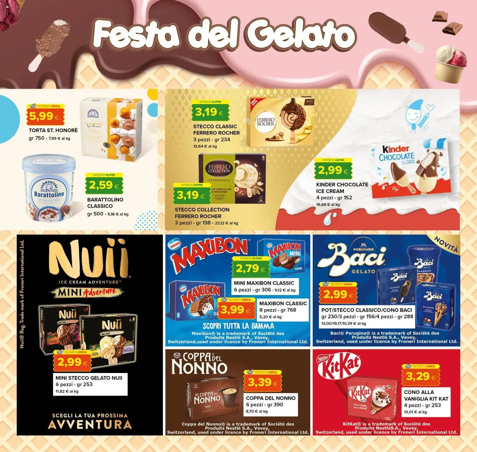Volantino Tigre del 29/07/2026 | Pagina: 11 | Prodotti: Gelato, Torta