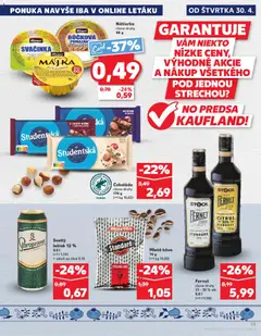 Kaufland SK akciós újság - amely érvényes a következő dátumtól: 30.04.2026 | Oldal: 33