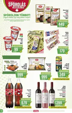 COOP - Abc & szuper / Alföld Pro-Coop Zrt. - amely érvényes a következő dátumtól: 2026.07.16. | Oldal: 10 | Termékek: Sajt, Sör, Trappista sajt, Cukor