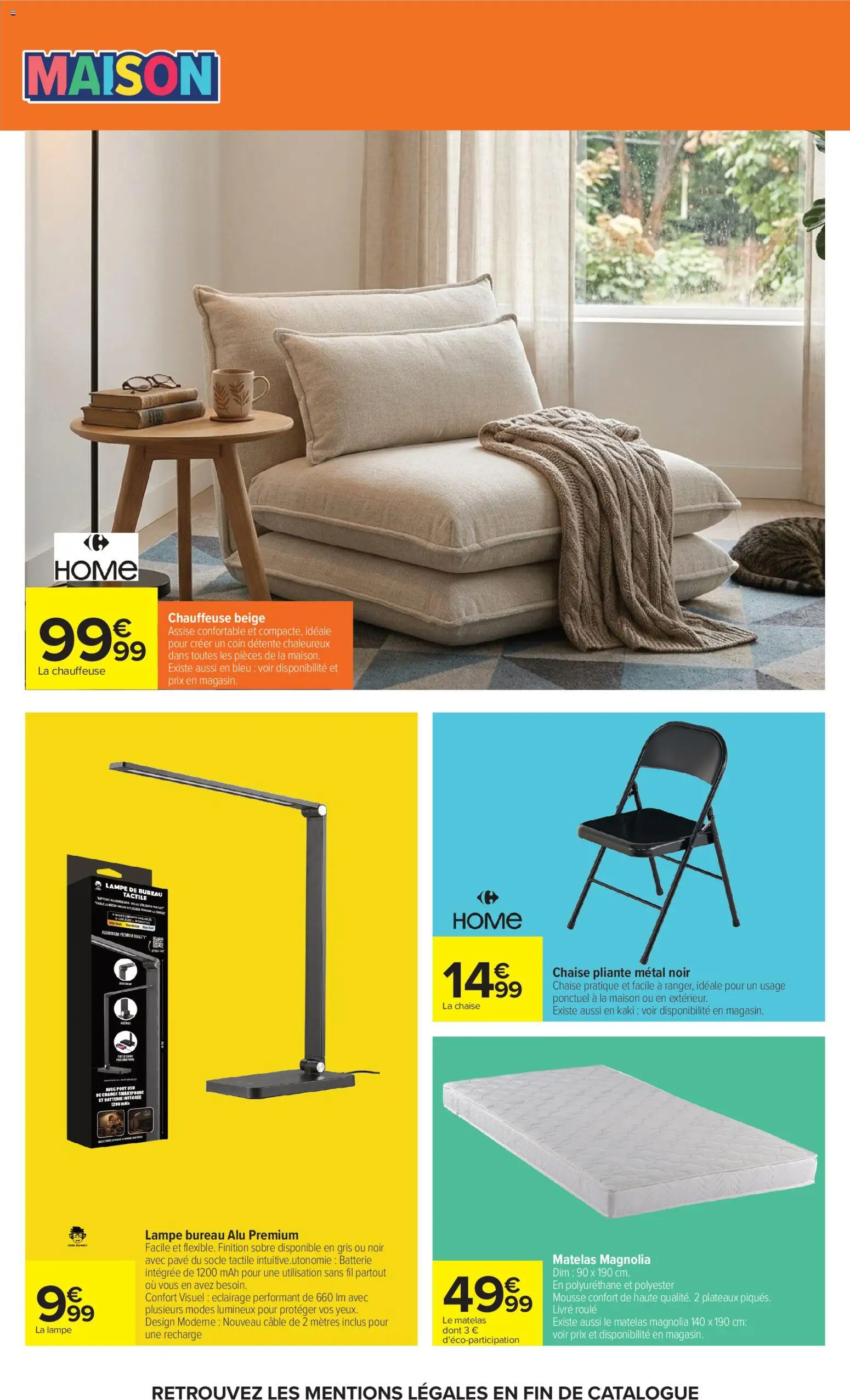 {H1} | Page: 61 | Produits: Câble, Chauffeuse, Batterie, Lampe