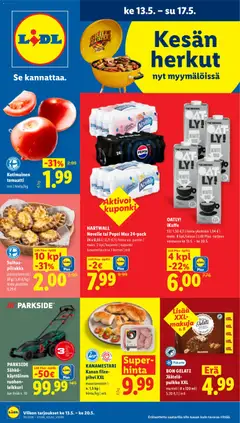 Lidl-mainoslehti voimassa 13.05.2026 alkaen