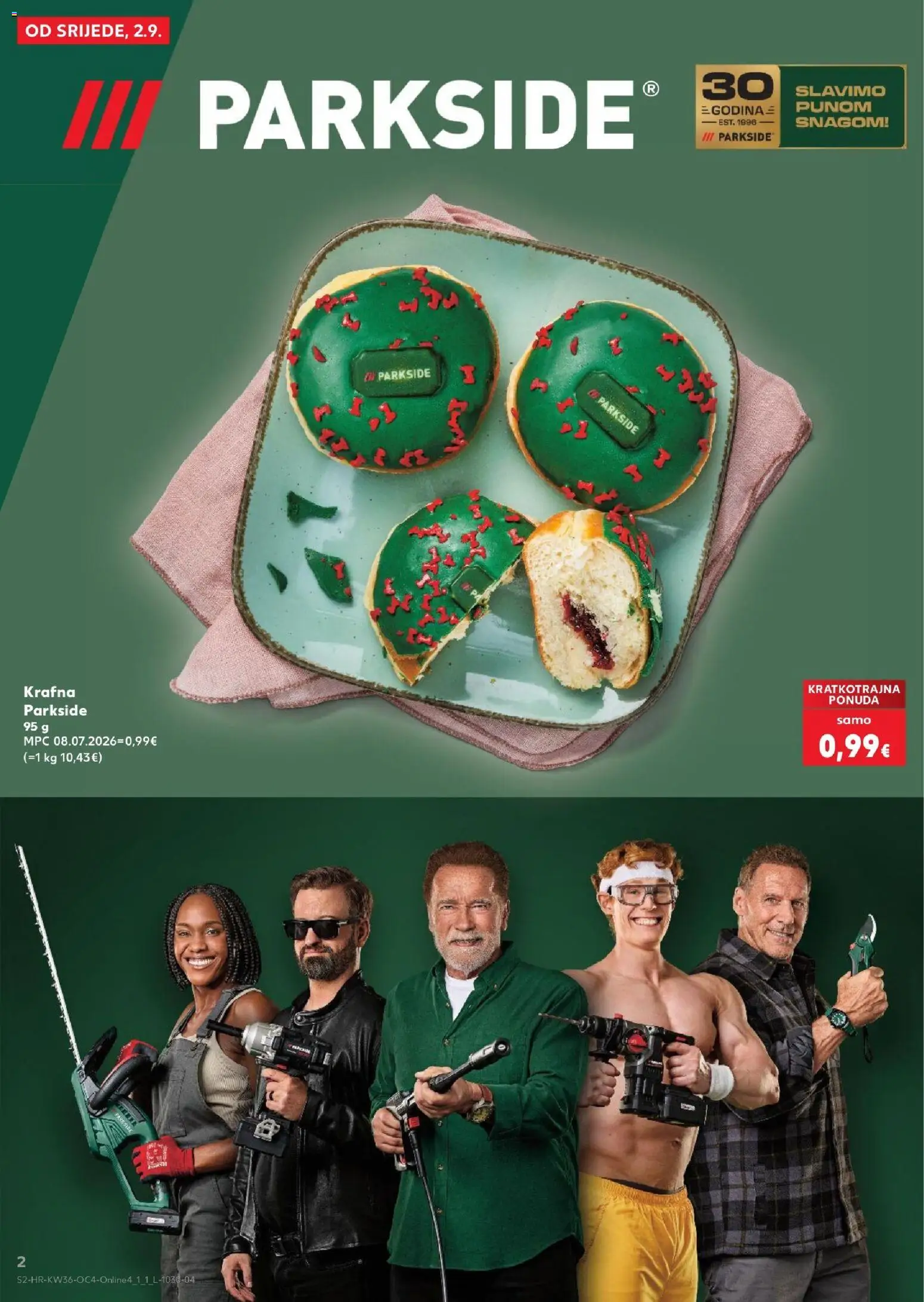 Kaufland HR akciós ujság - amely érvényes a következő dátumtól: 2026.09.02. | Oldal: 2 | Termékek: Parkside, Lime