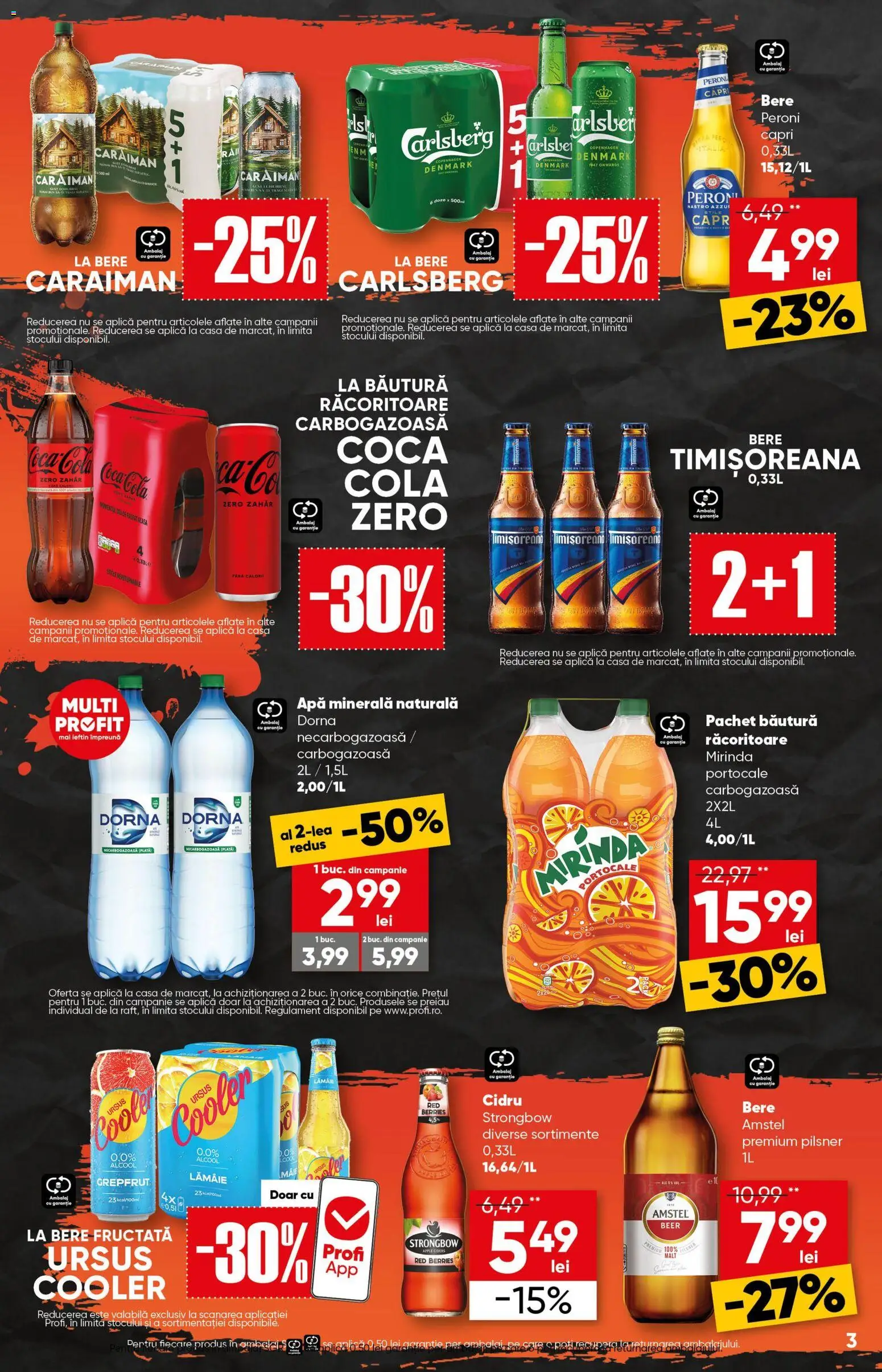 Noul catalog Profi – valabil de la 29.04.2026 | Pagină: 3 | Produse: Amerikan servis, Apple, Bere, Lămâie