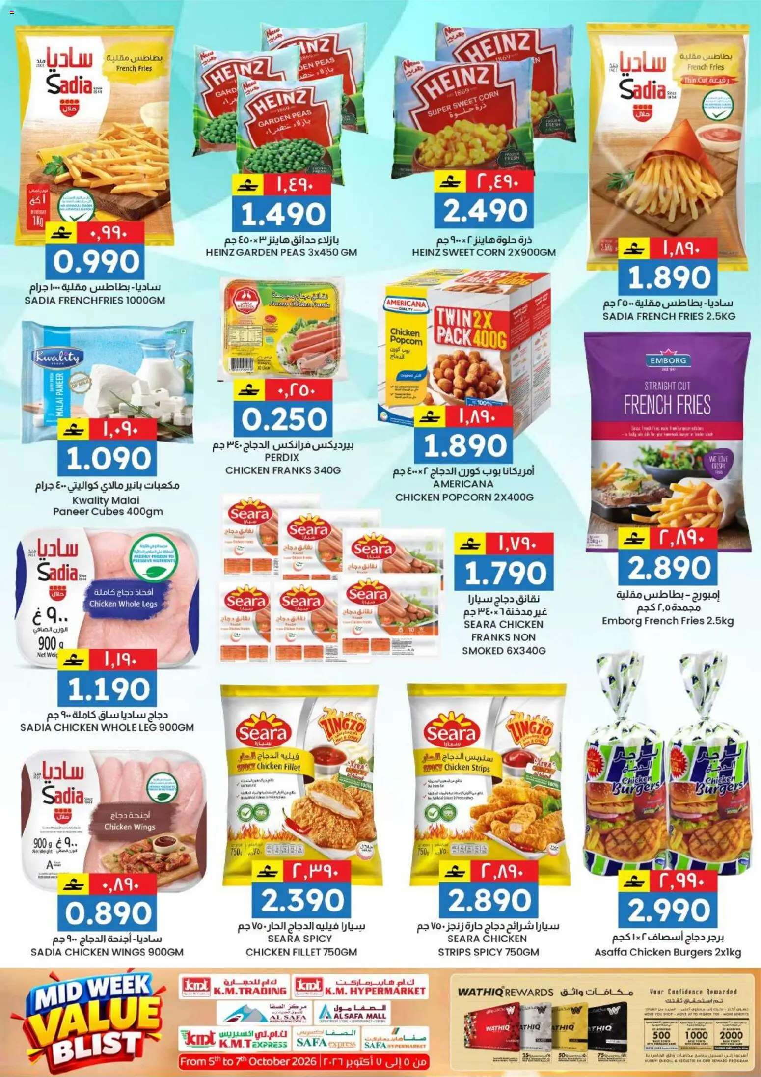 {H1} | Page: 13 | Products: Burgers, Corn, Popcorn, Chicken