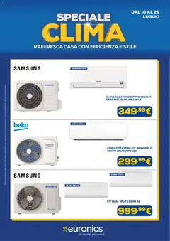 Anteprima del volantino Euronics volantino Clima valido a partire dal 16/07/2026