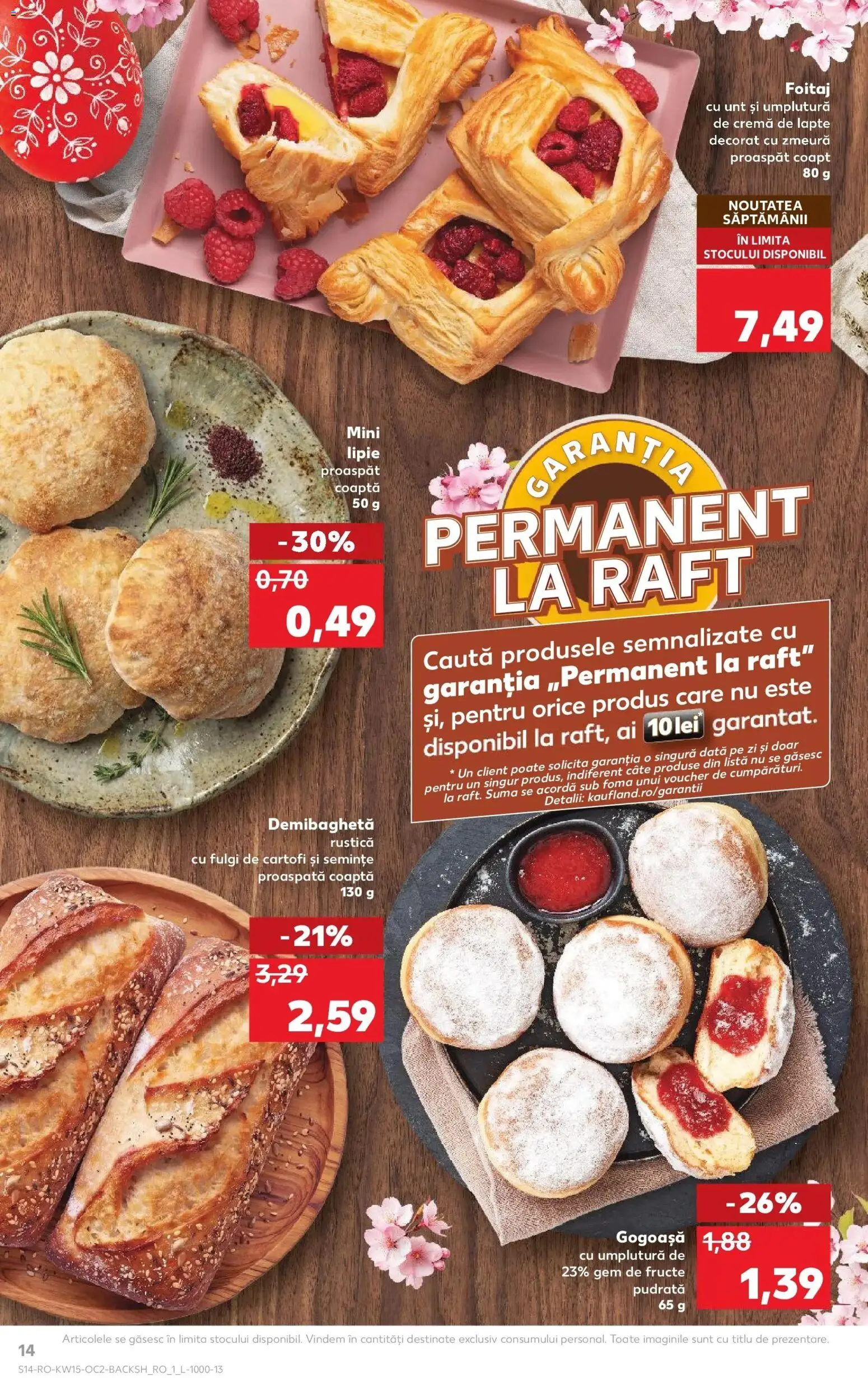 Noul catalog Kaufland – valabil de la 08.04.2026 | Pagină: 14 | Produse: Raft, Semințe, Lapte, Fructe