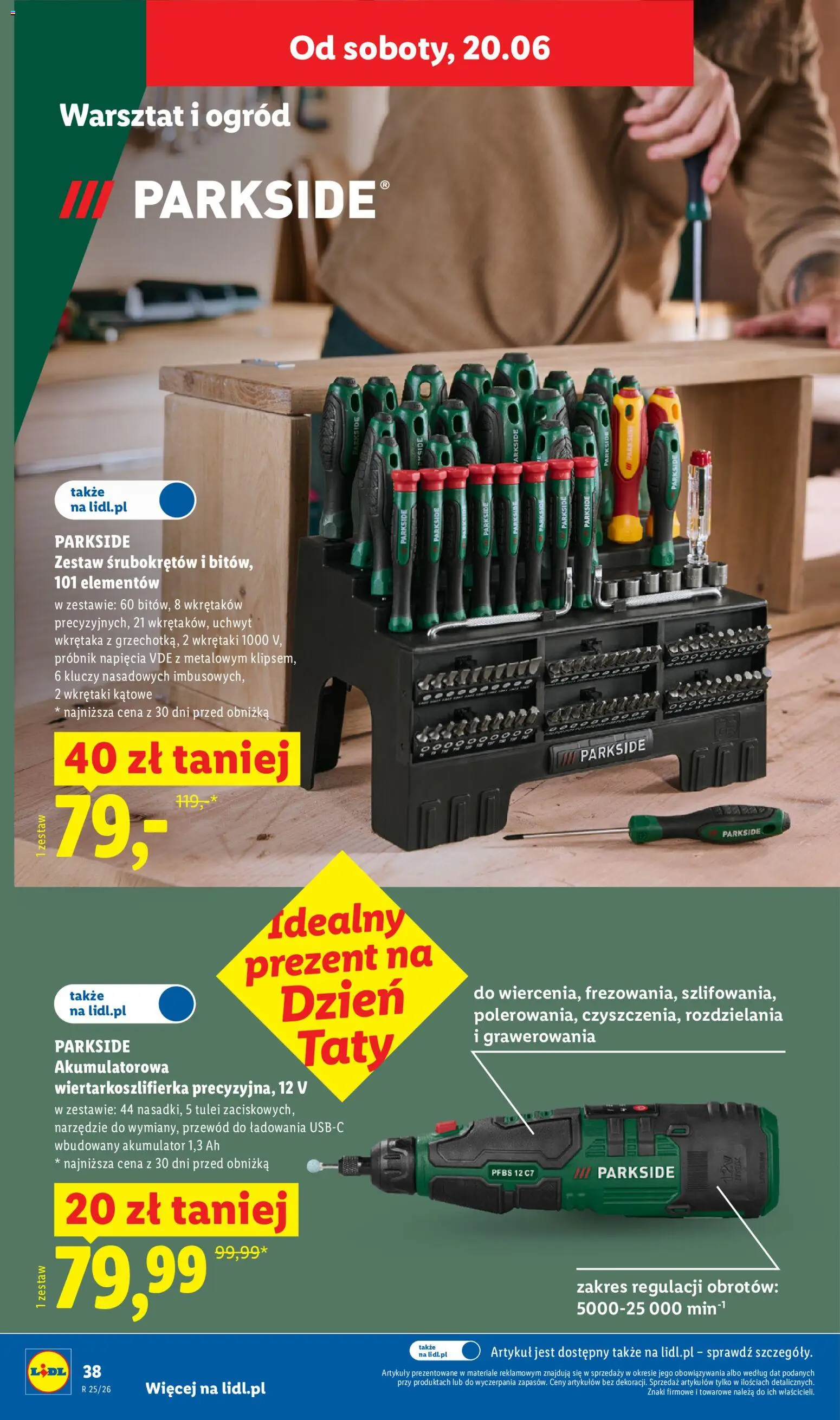 Lidl Polsko katalog od 15.06.2026 | Strana: 44 | Produkty: Parkside