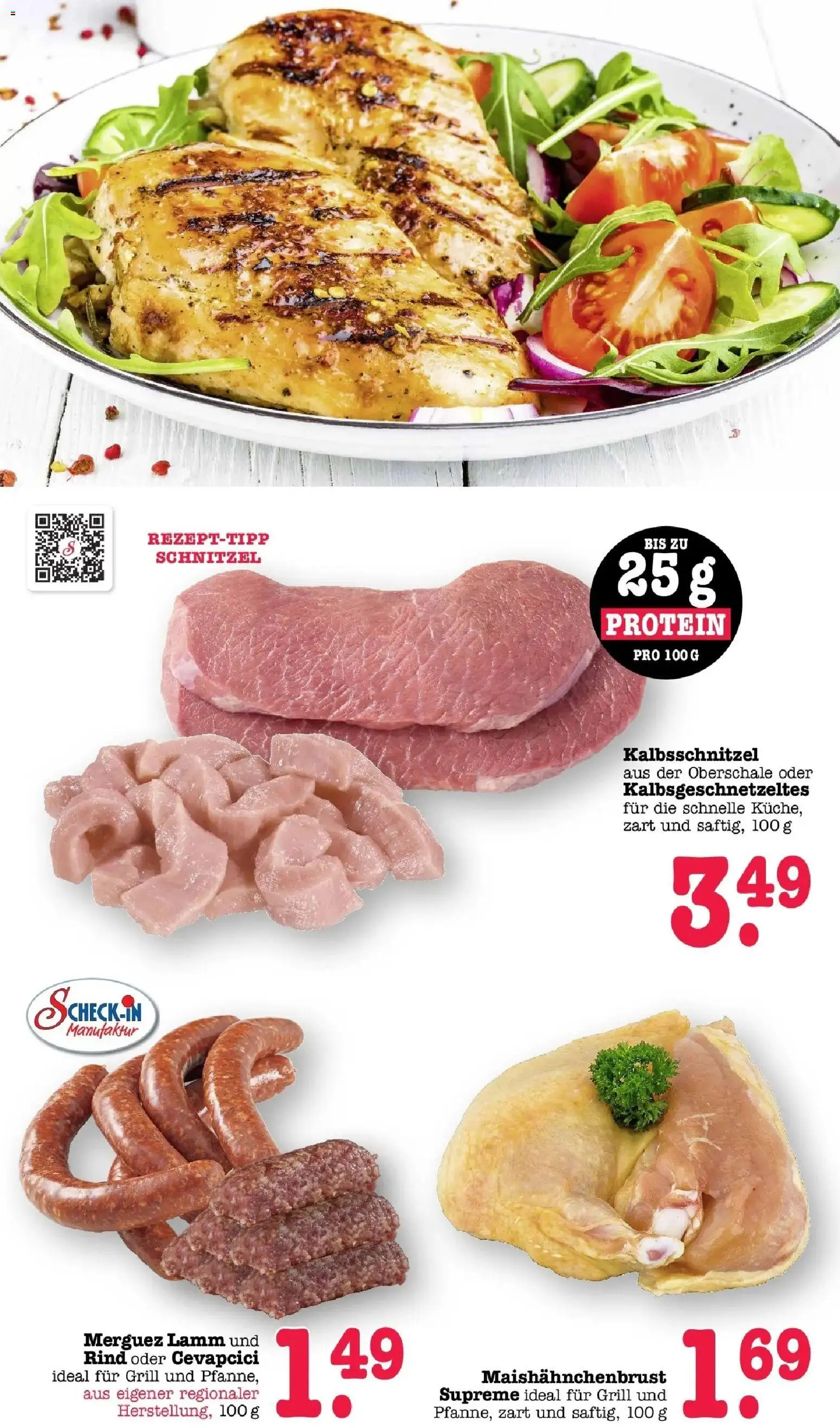 Edeka Prospekt Bühlertal (ab 17.08.2026) » Angebote Online | Seite: 4 | Produkte: Grill, Cevapcici, Schnitzel
