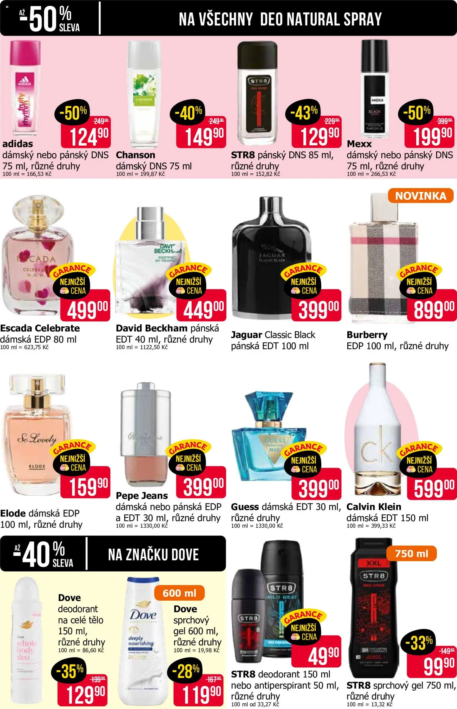 TETA Drogerie leták od 04.06.2026 | Strana: 3 | Produkty: Sprchový gel, Deodorant, Dove, Body